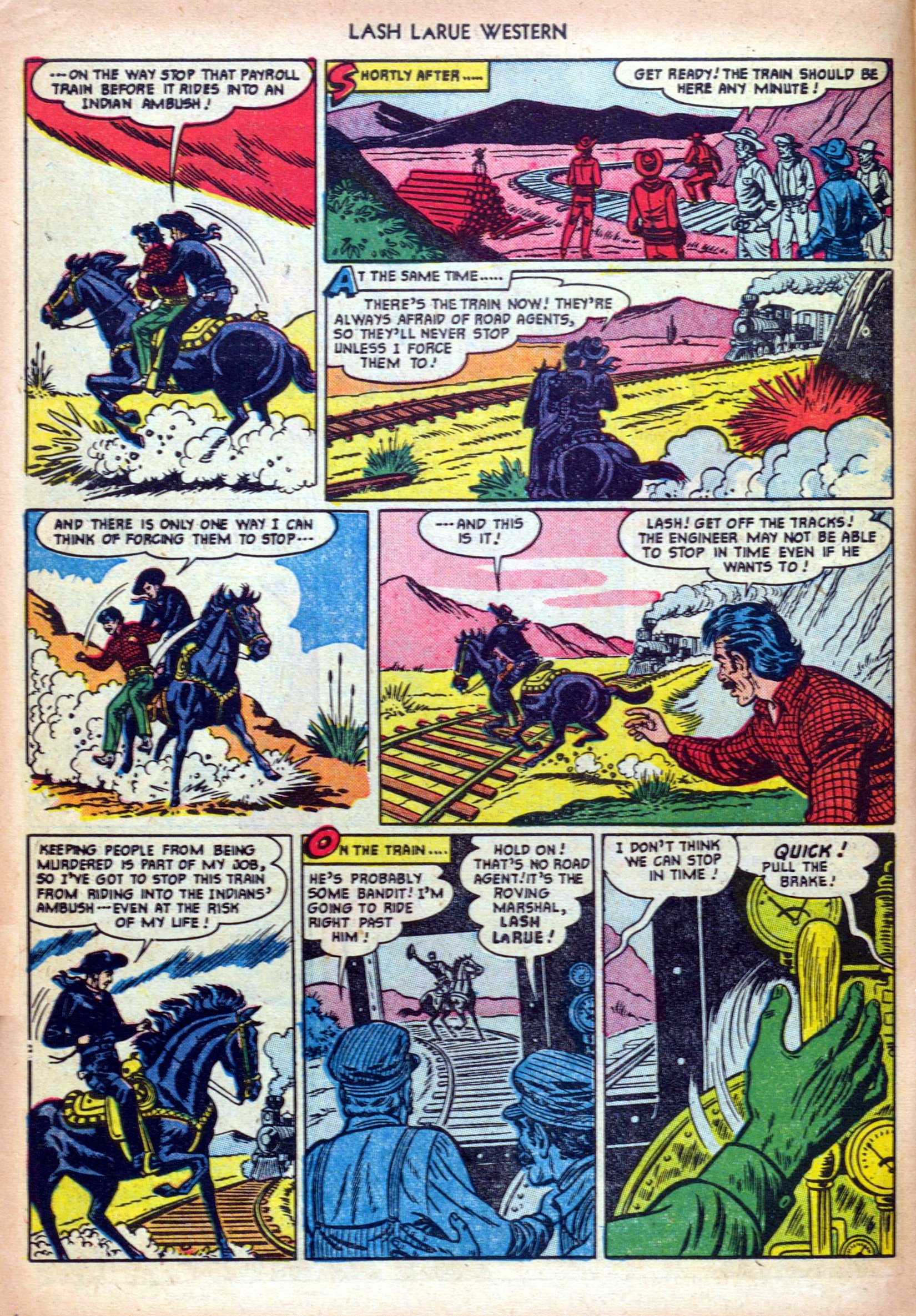 Read online Lash Larue Western (1949) comic -  Issue #19 - 6