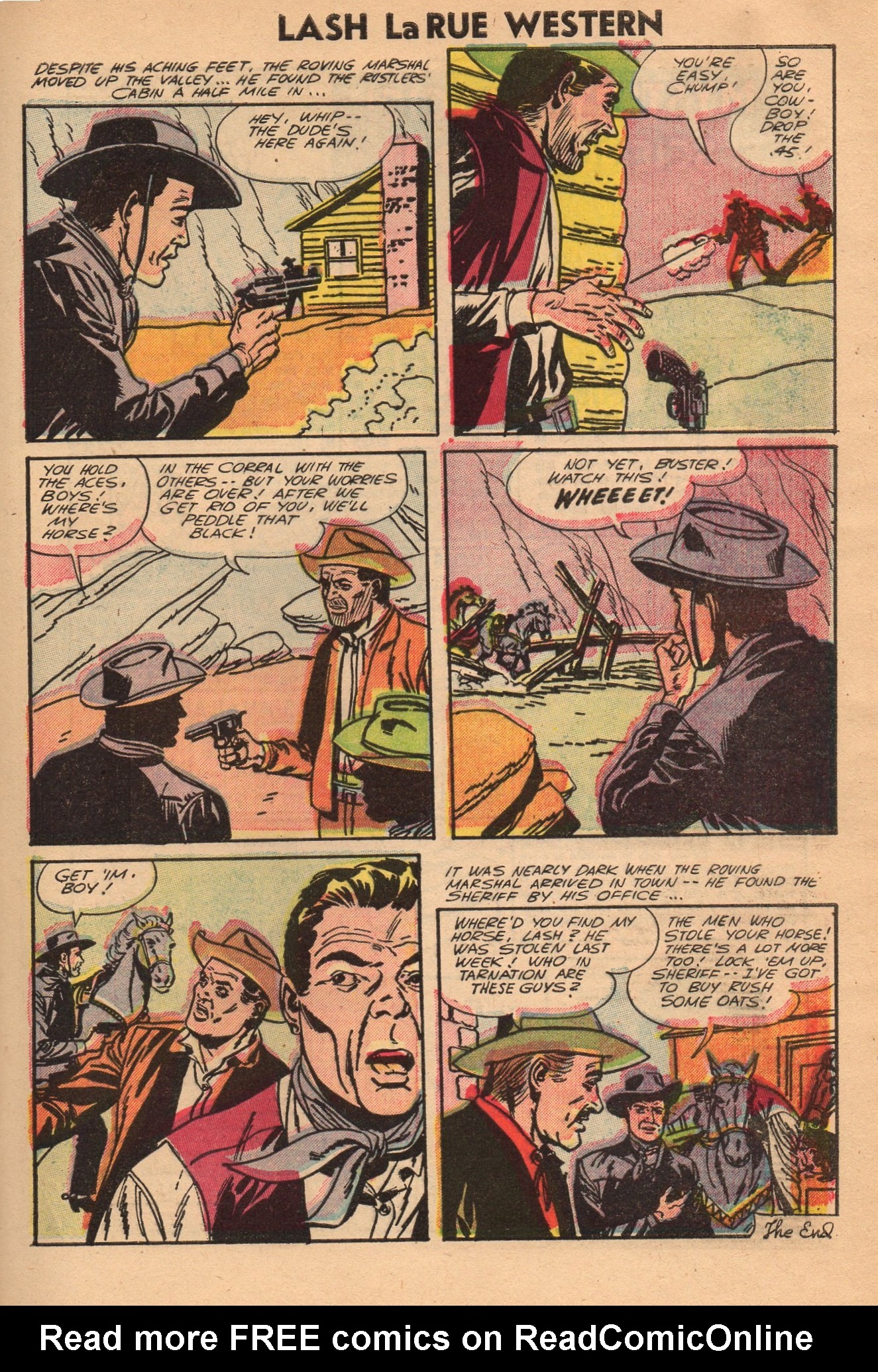 Read online Lash Larue Western (1949) comic -  Issue #60 - 33