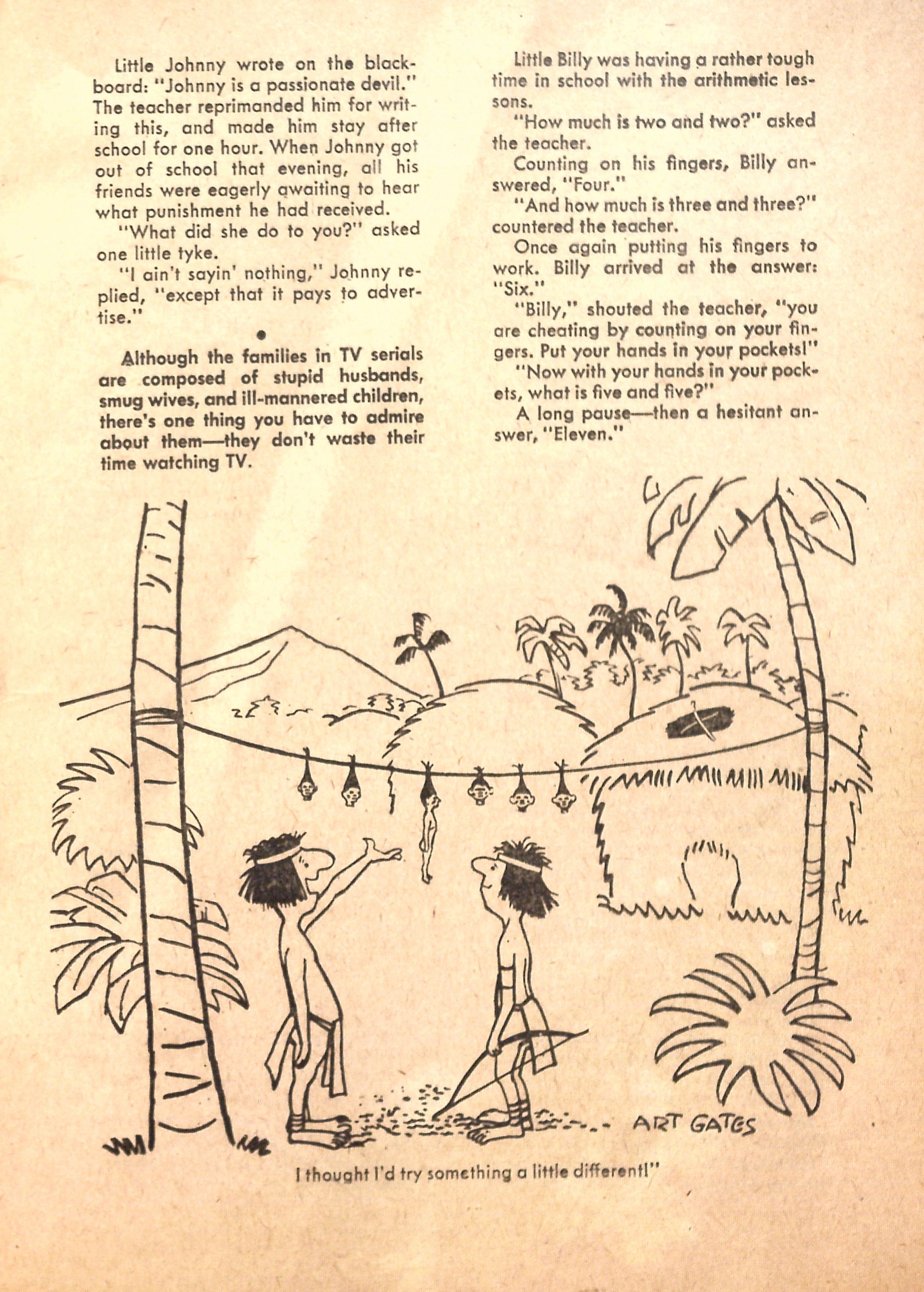 Read online Cartoons and Gags comic -  Issue #21 - 25