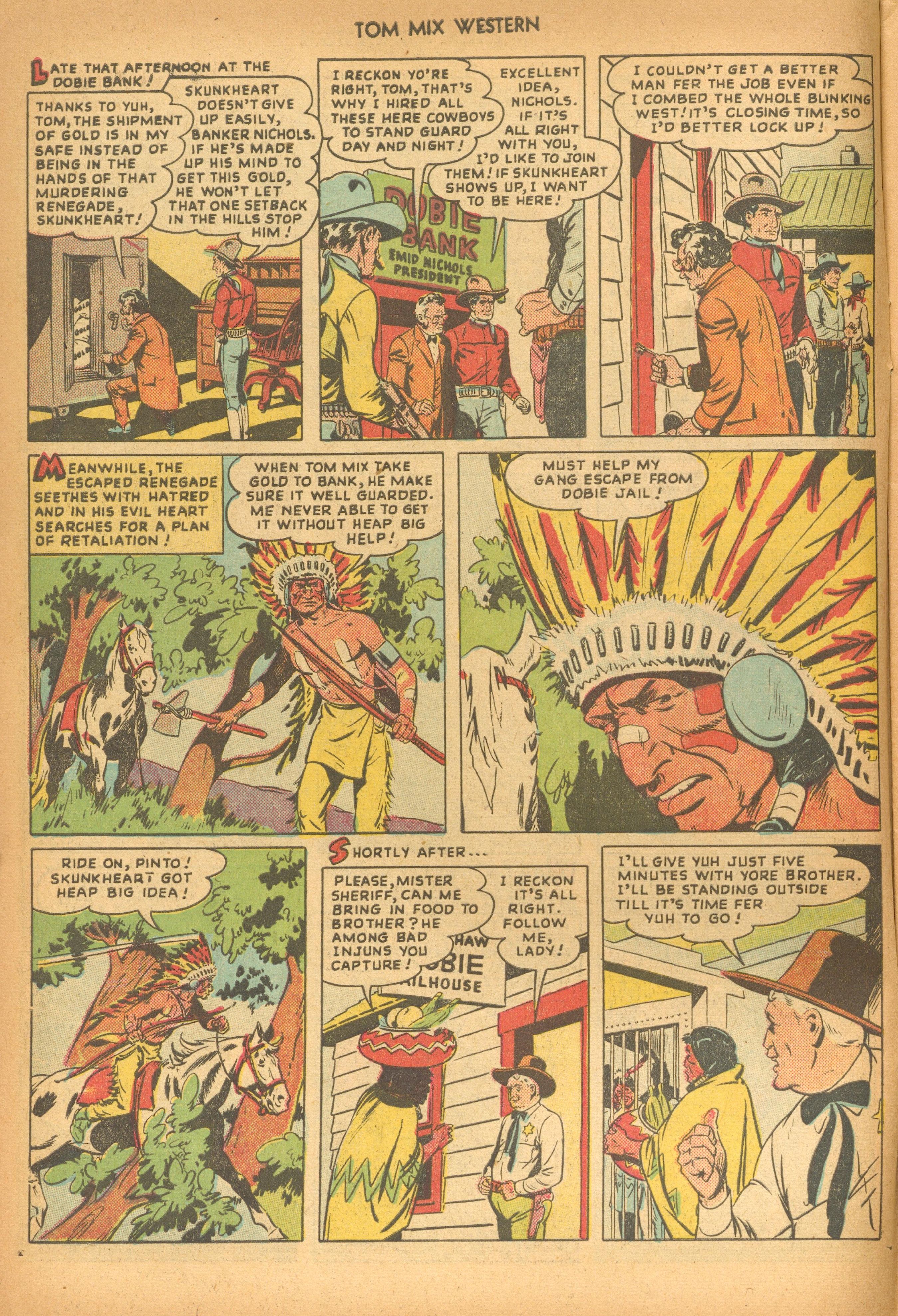 Read online Tom Mix Western (1948) comic -  Issue #18 - 6
