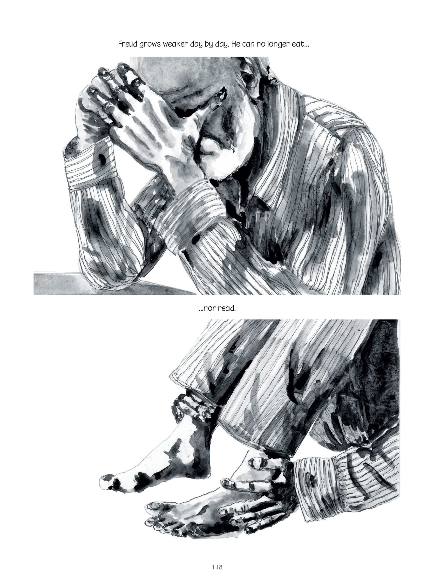 Read online Through Clouds of Smoke: Freud's Final Days comic -  Issue # TPB - 116