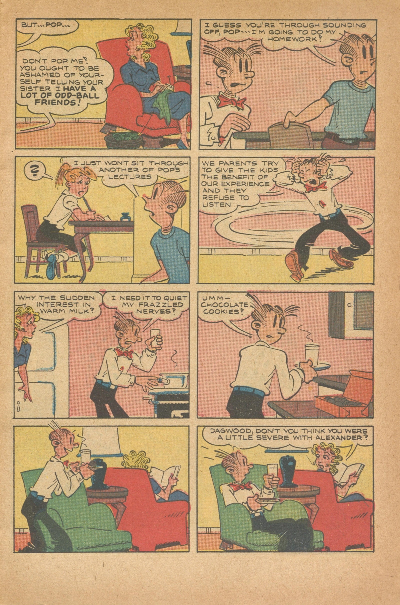 Read online Blondie Comics (1960) comic -  Issue #142 - 7