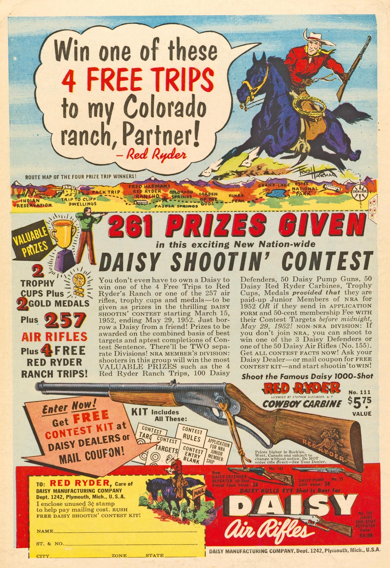 Read online Hopalong Cassidy comic -  Issue #66 - 36