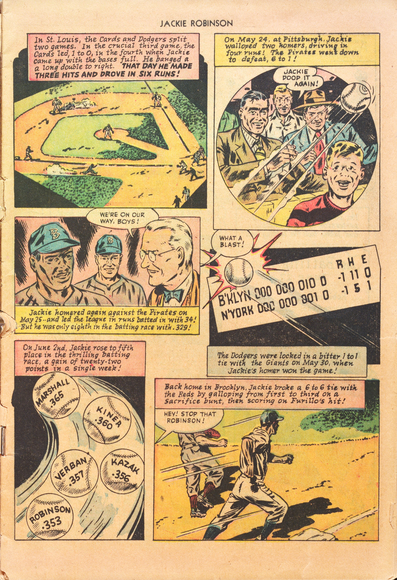 Read online Jackie Robinson comic -  Issue #4 - 9