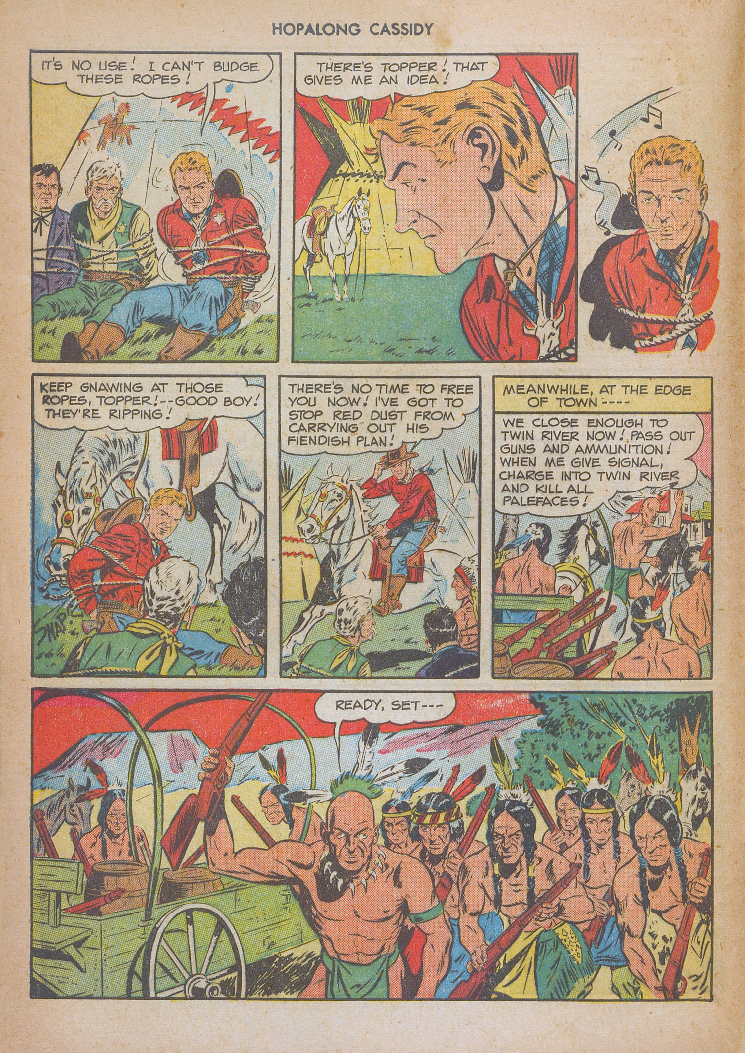 Read online Hopalong Cassidy comic -  Issue #28 - 10