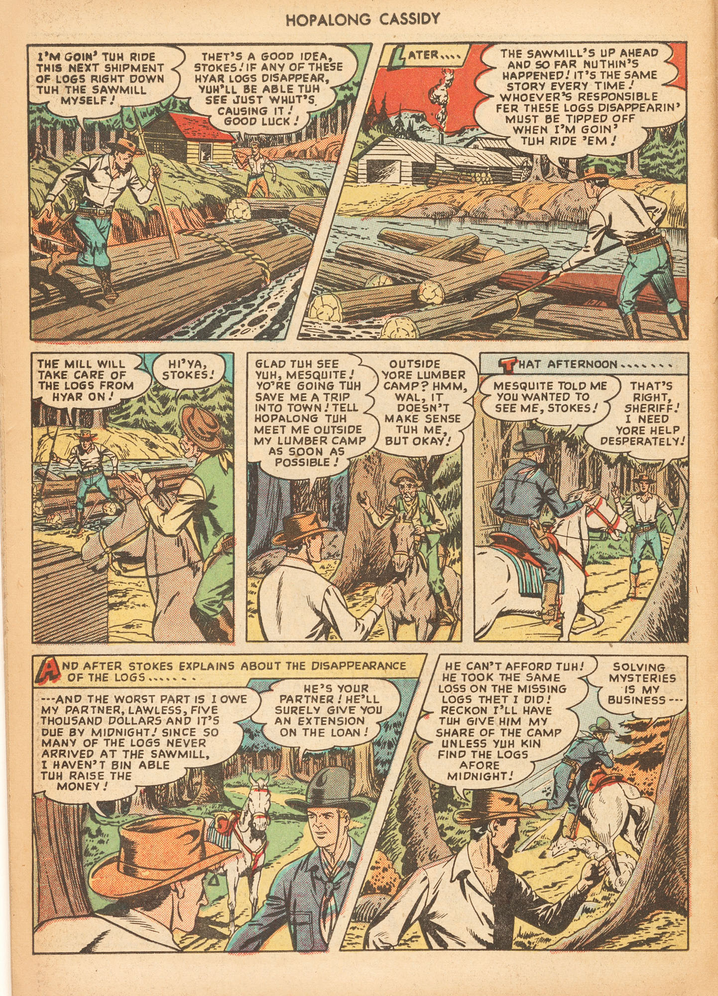 Read online Hopalong Cassidy comic -  Issue #33 - 42