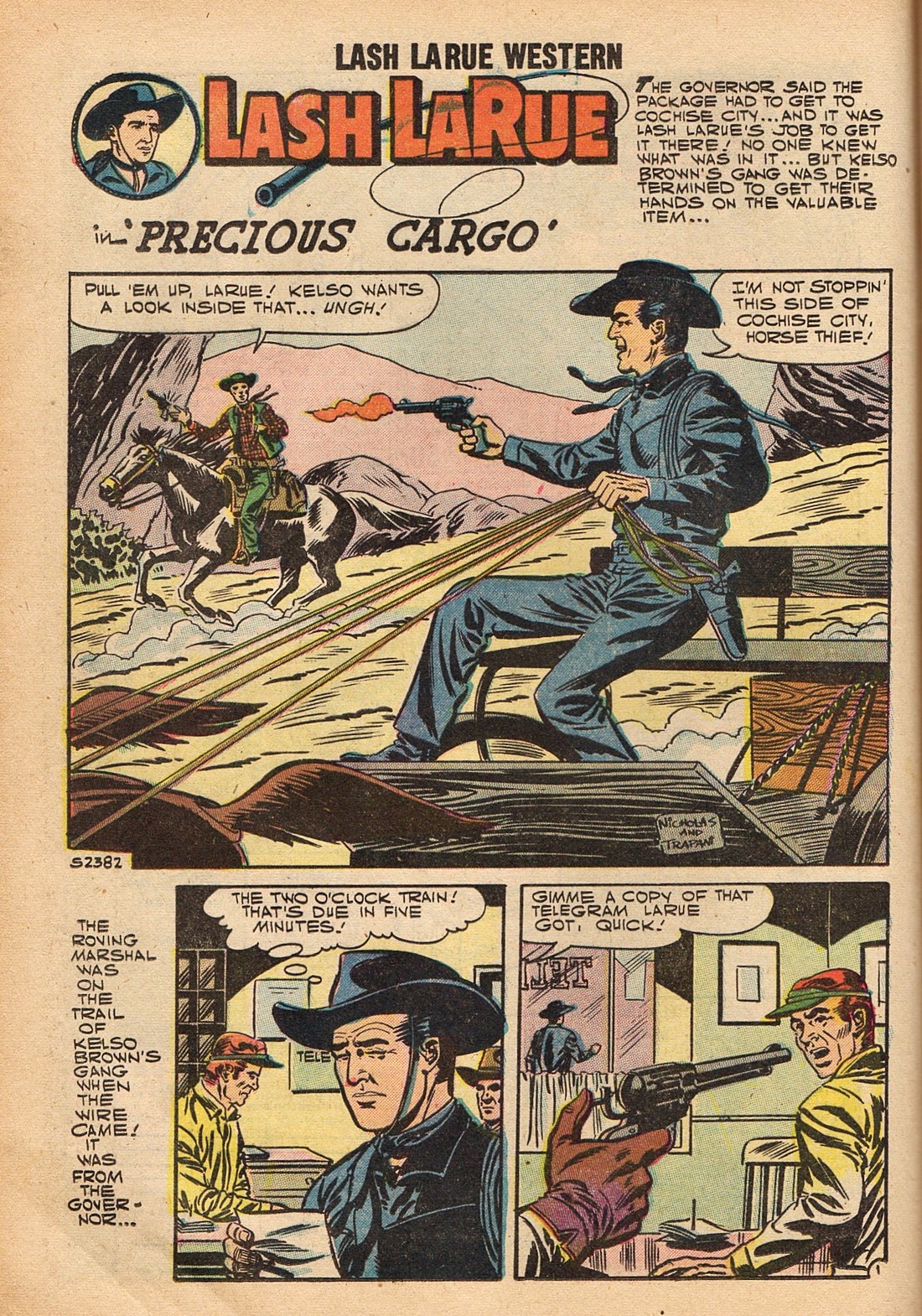 Read online Lash Larue Western (1949) comic -  Issue #67 - 22