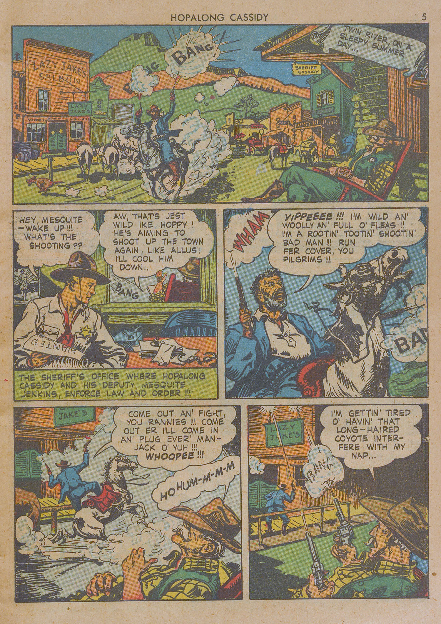 Read online Hopalong Cassidy comic -  Issue #1 - 5
