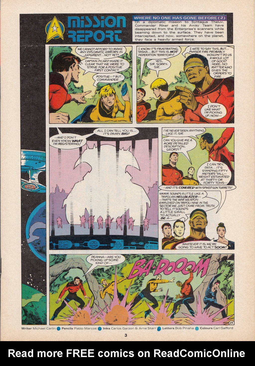 Read online Star Trek The Next Generation (1990) comic -  Issue #2 - 3