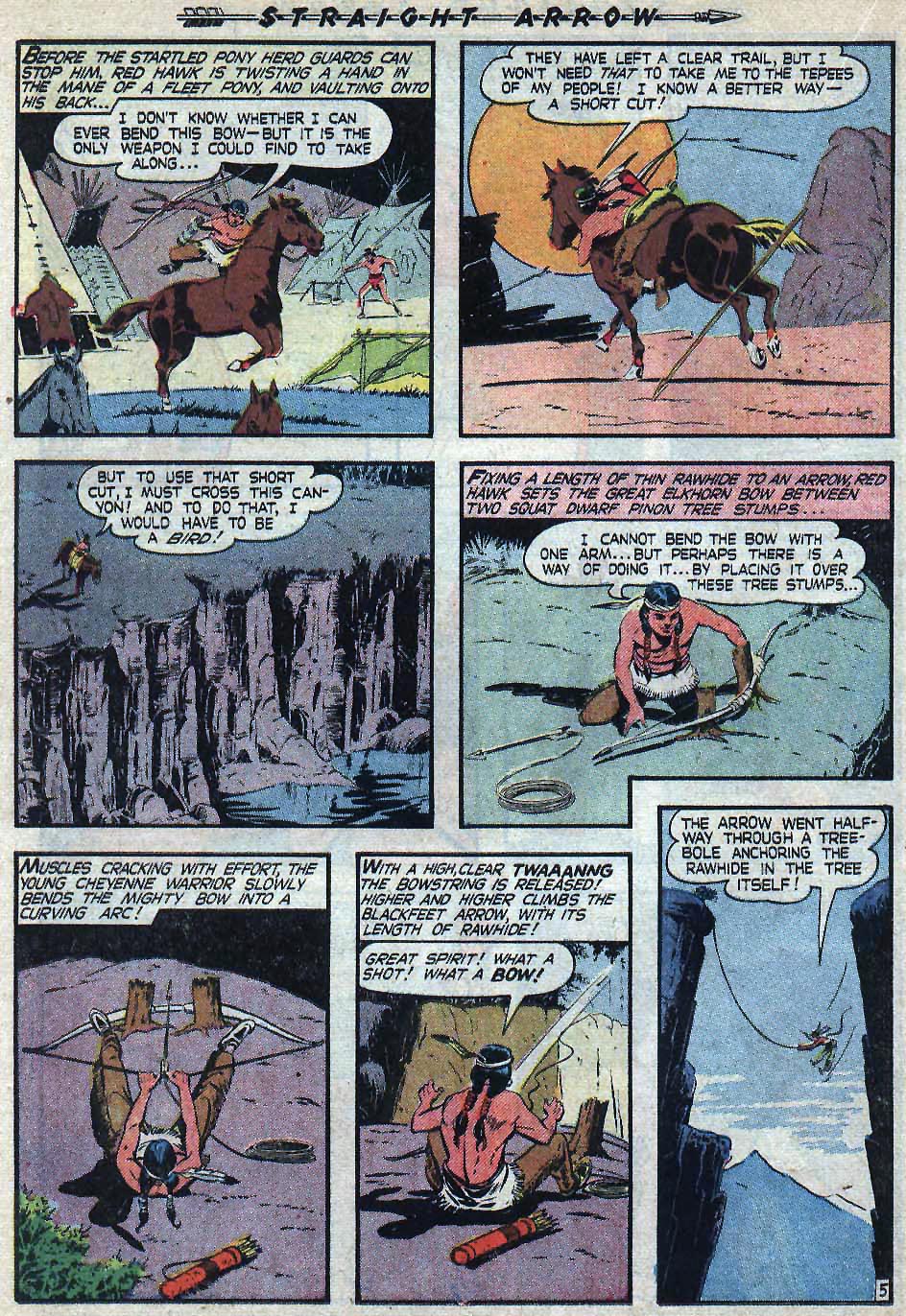 Read online Straight Arrow comic -  Issue #6 - 23