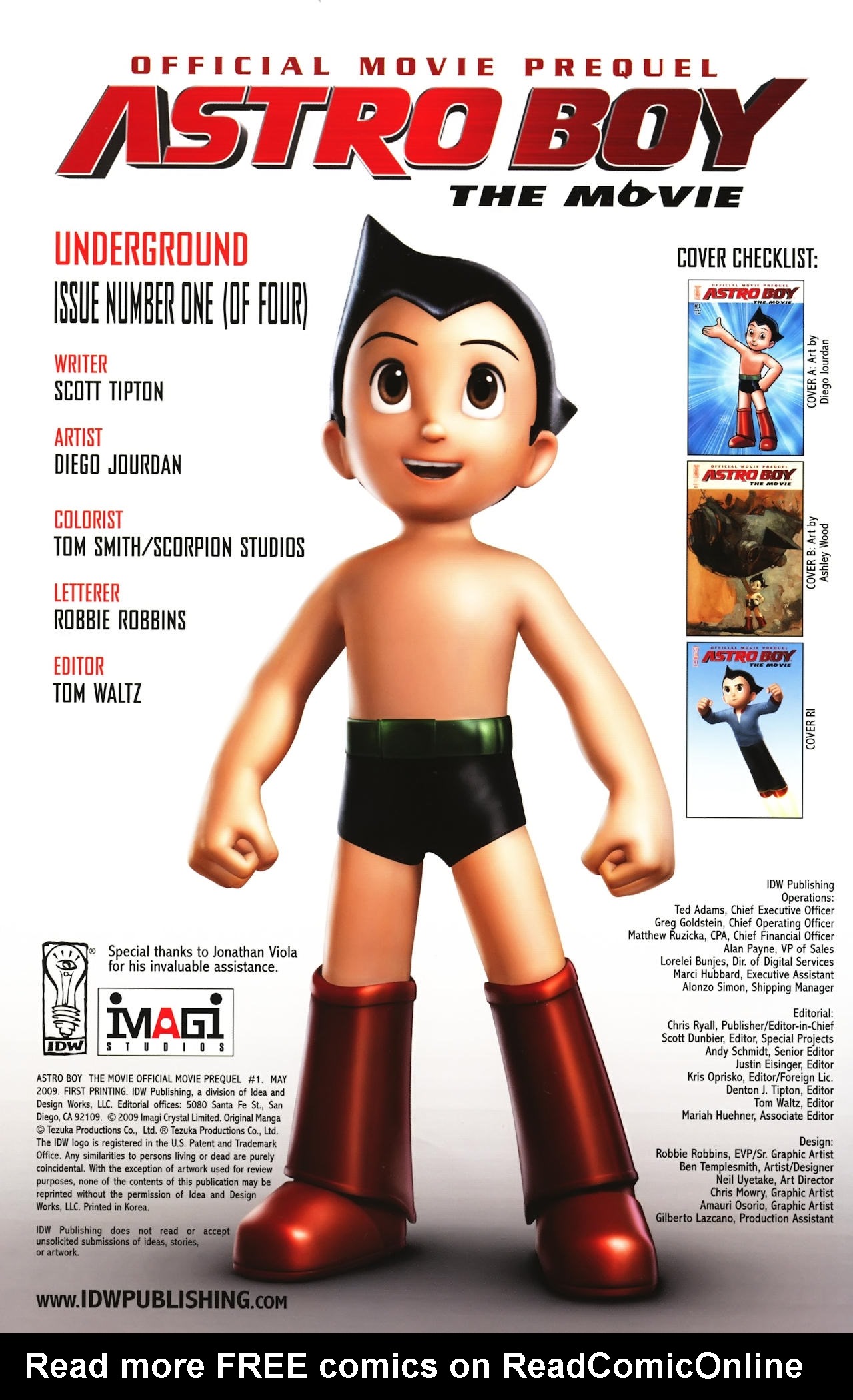 Read online Astro Boy: The Movie: Official Movie Prequel comic -  Issue #1 - 2