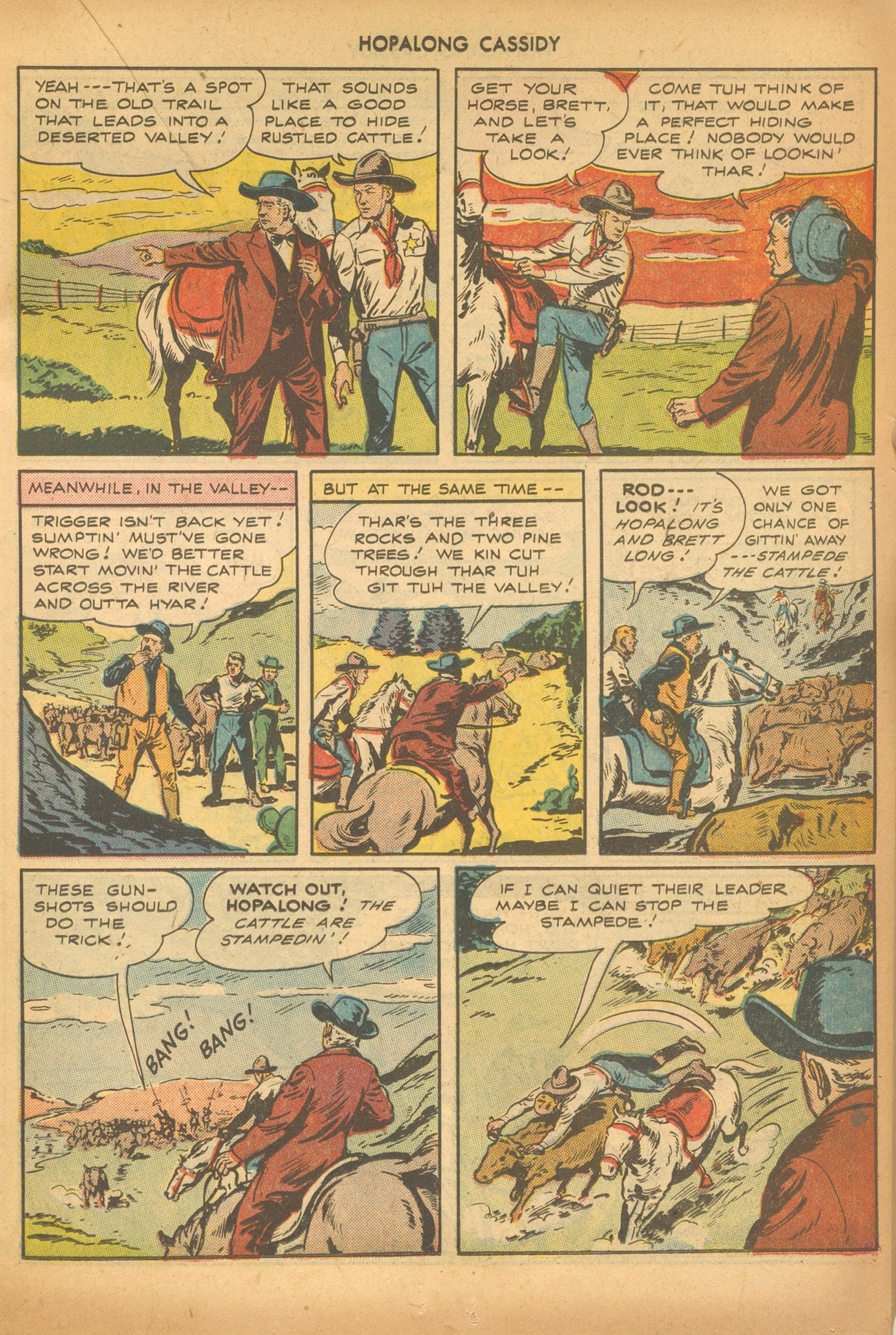 Read online Hopalong Cassidy comic -  Issue #12 - 21