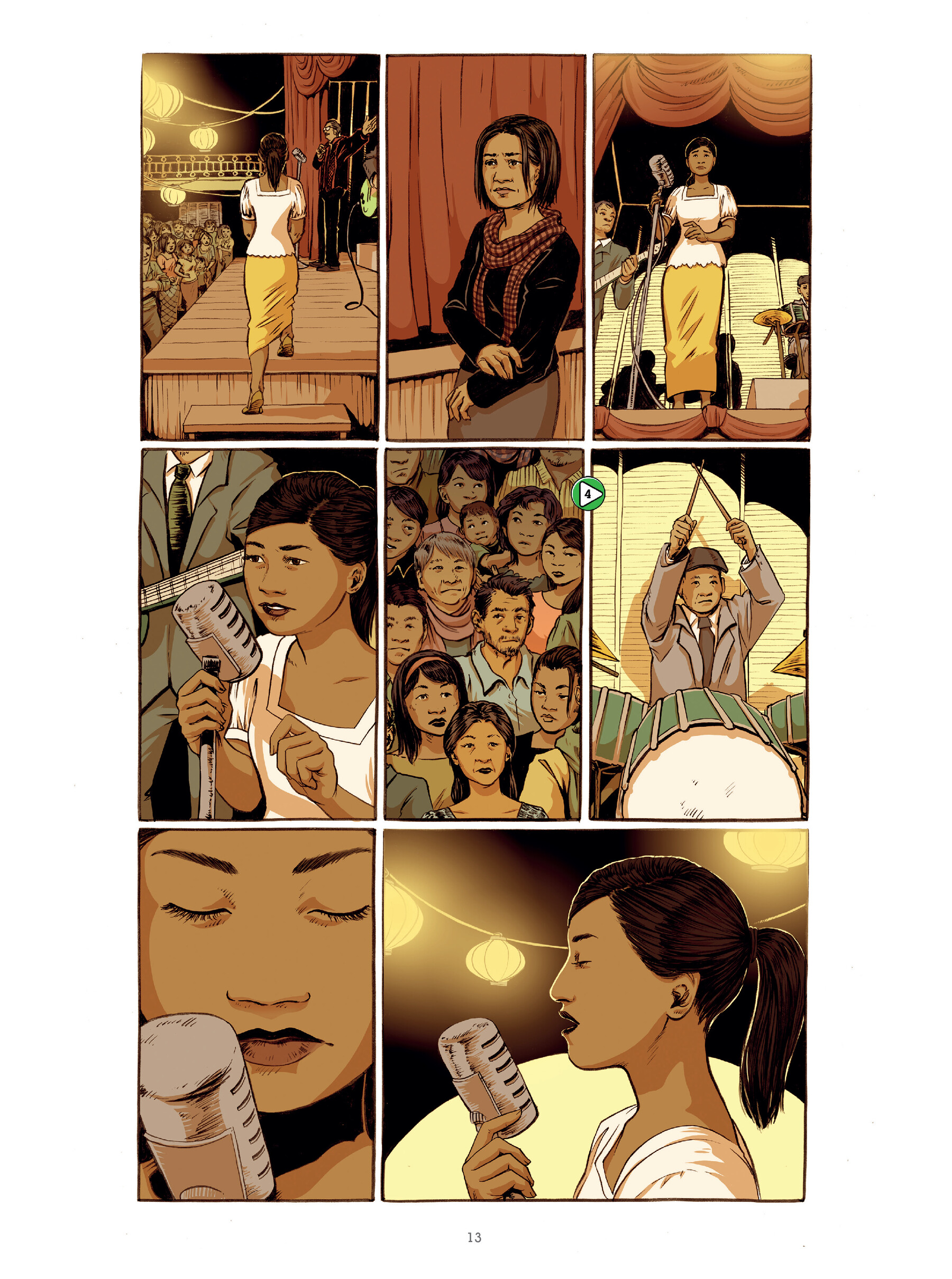 Read online The Golden Voice: The Ballad of Cambodian Rock's Lost Queen comic -  Issue # TPB (Part 1) - 12