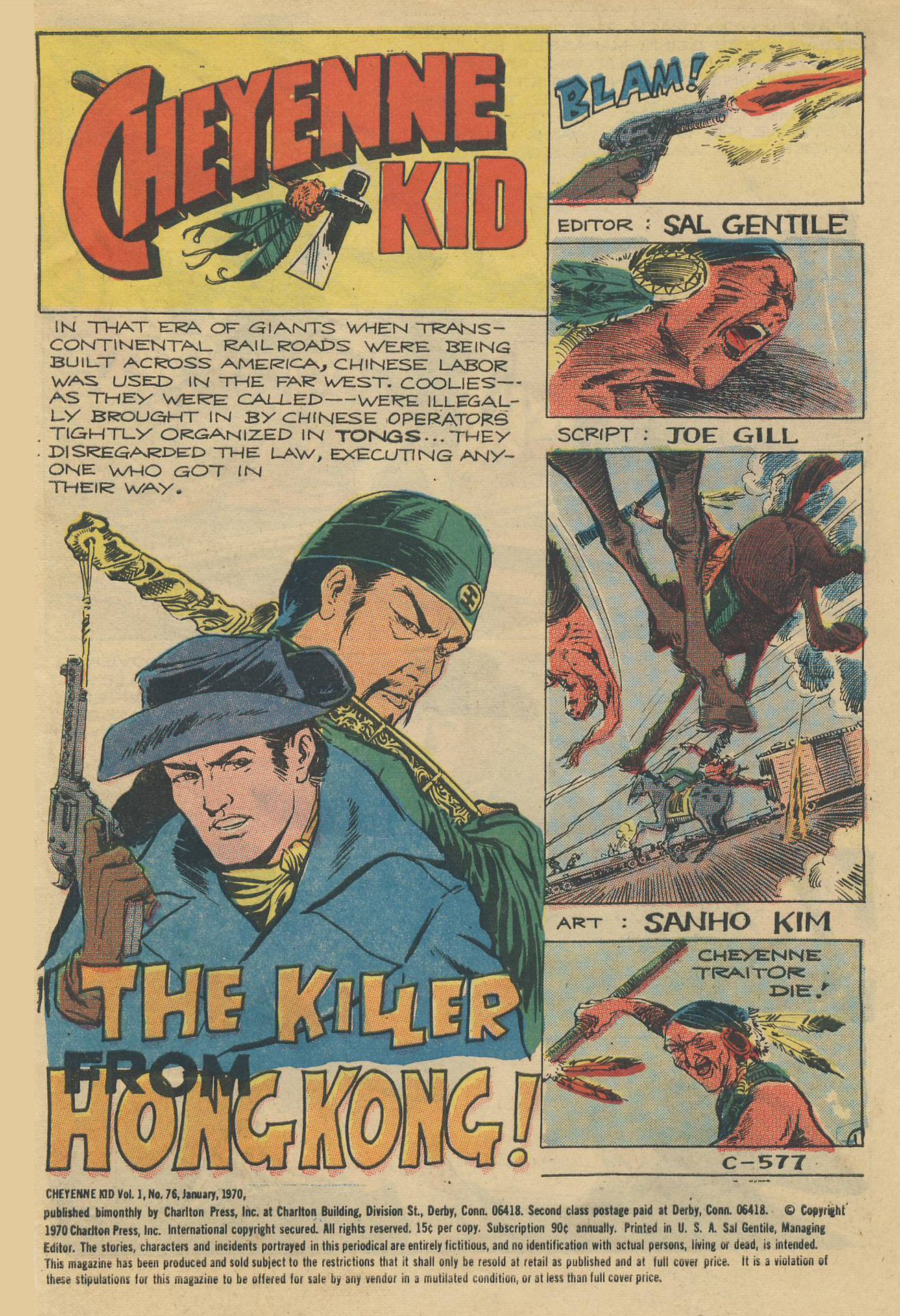 Read online Cheyenne Kid comic -  Issue #76 - 3