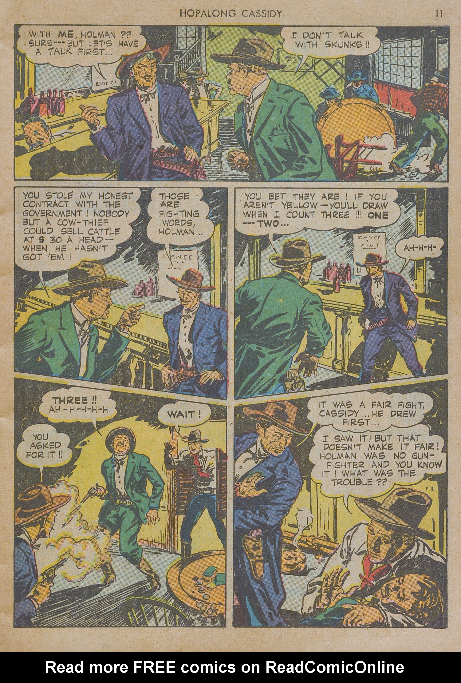 Read online Hopalong Cassidy comic -  Issue #1 - 11