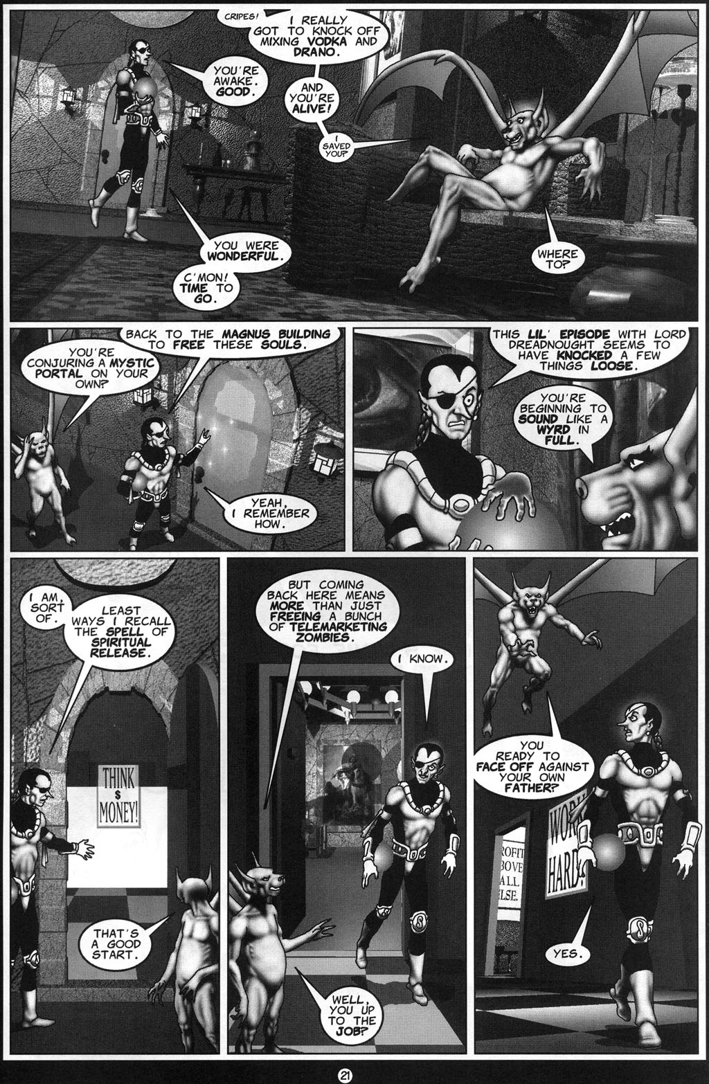 Read online Wyrd the Reluctant Warrior comic -  Issue #5 - 22