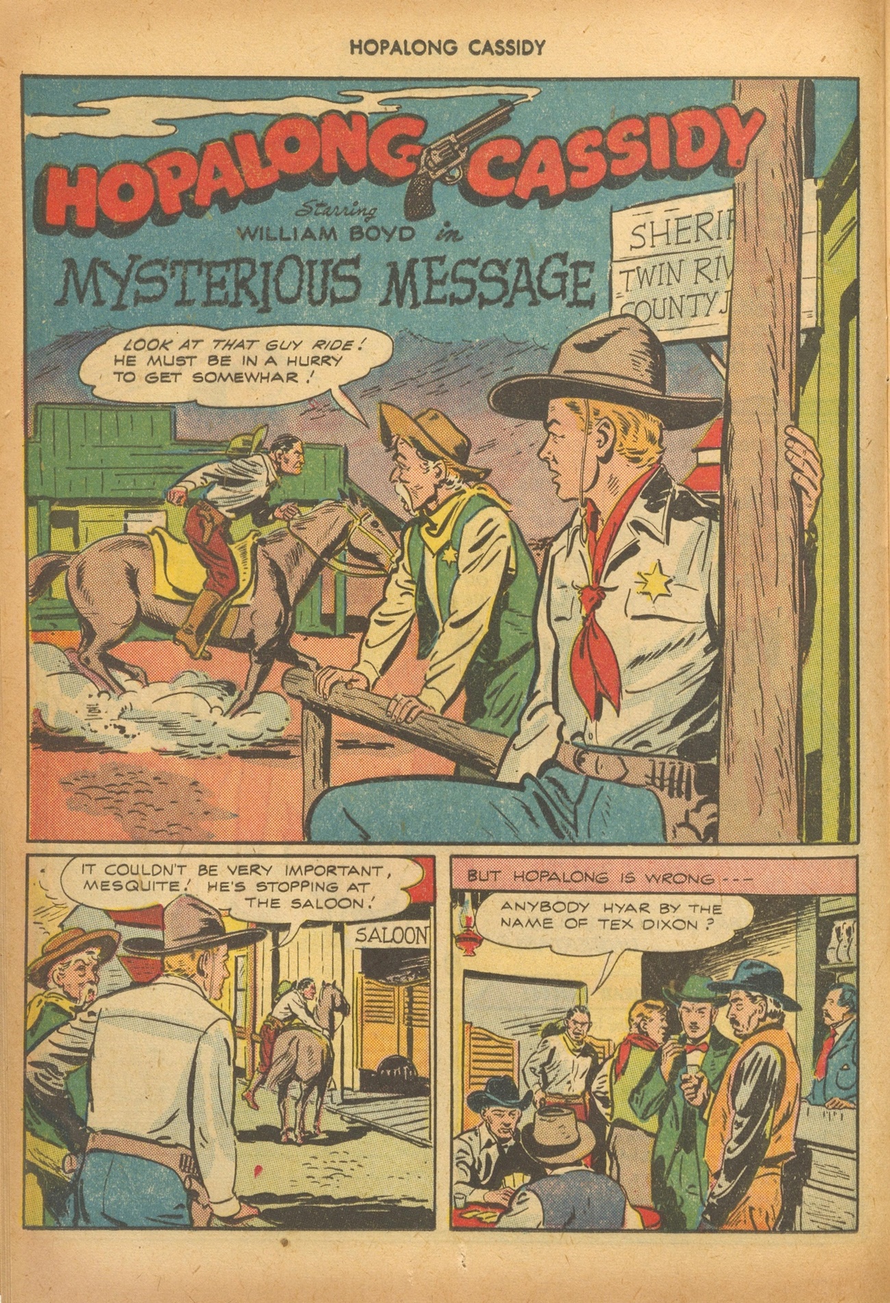 Read online Hopalong Cassidy comic -  Issue #12 - 16