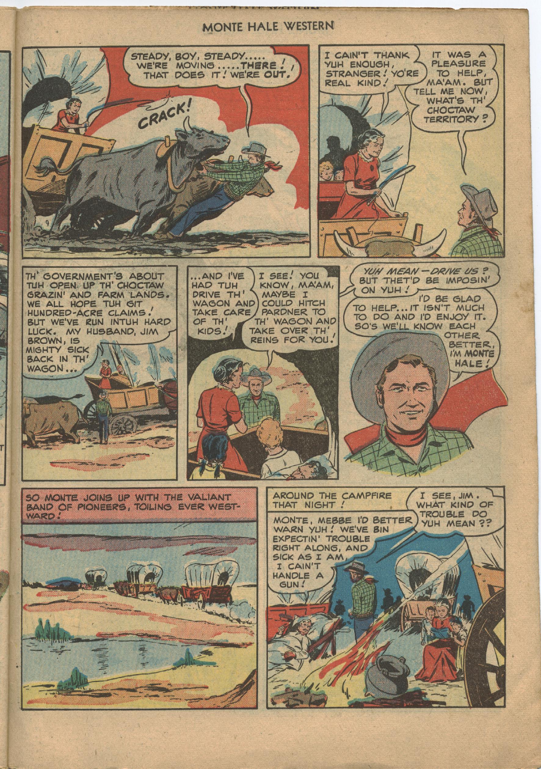 Read online Monte Hale Western comic -  Issue #29 - 43