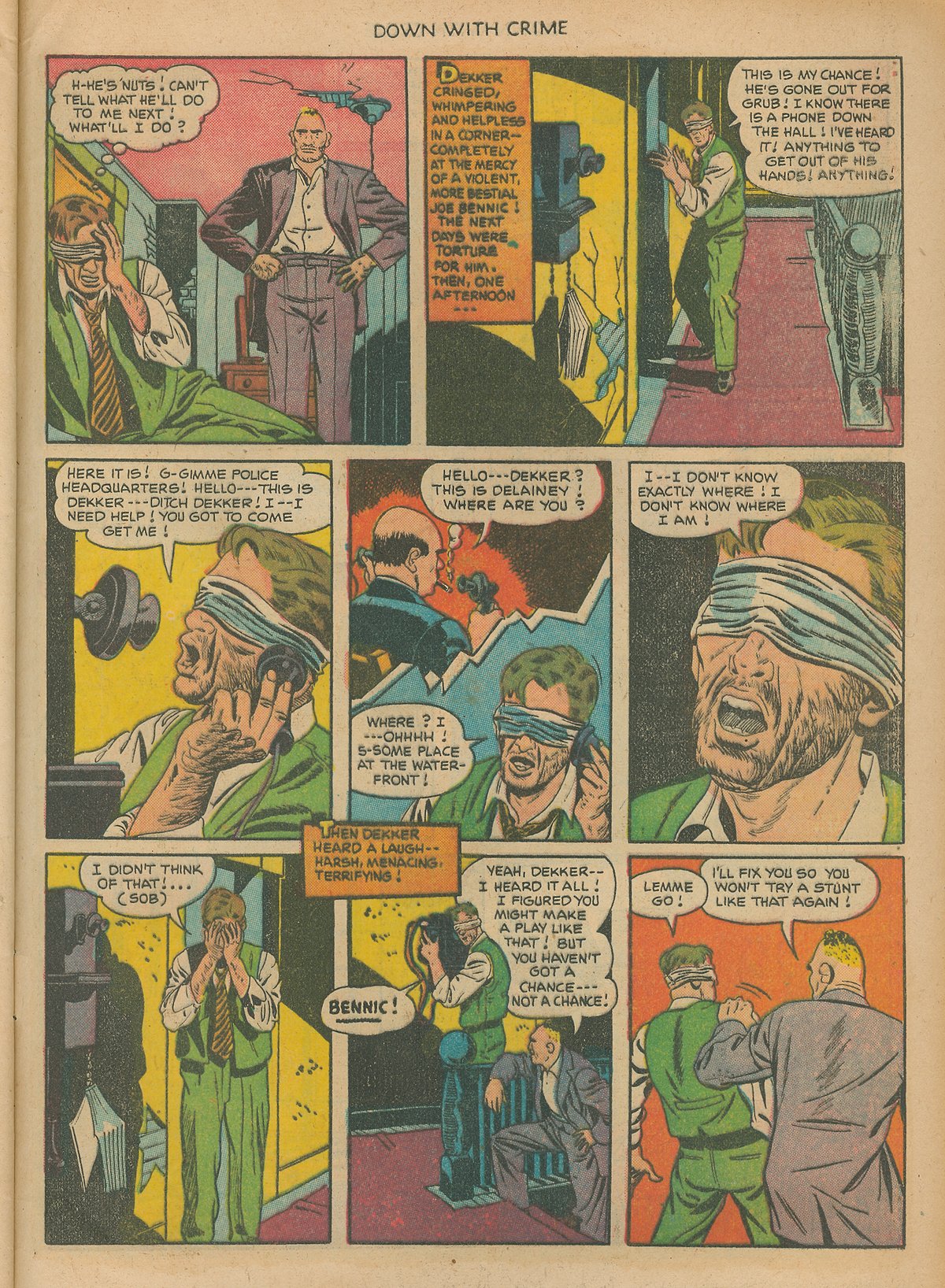 Read online Down With Crime comic -  Issue #5 - 33