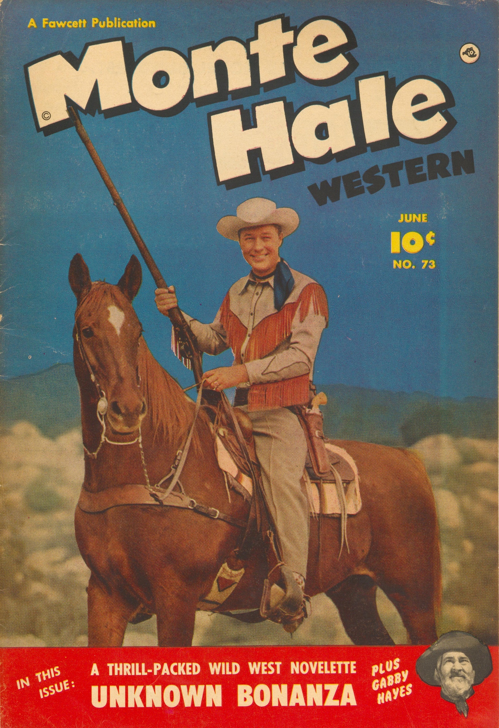 Read online Monte Hale Western comic -  Issue #73 - 1