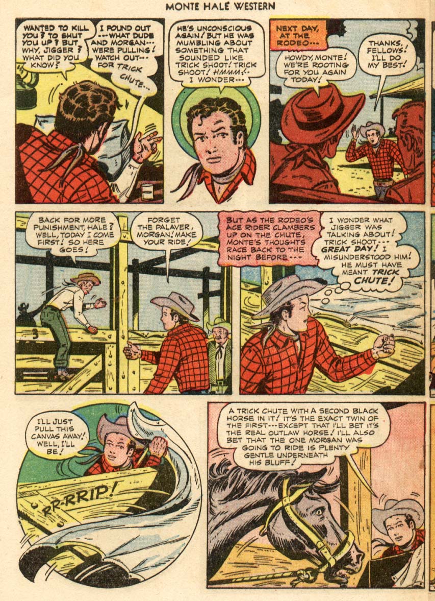 Read online Monte Hale Western comic -  Issue #58 - 47