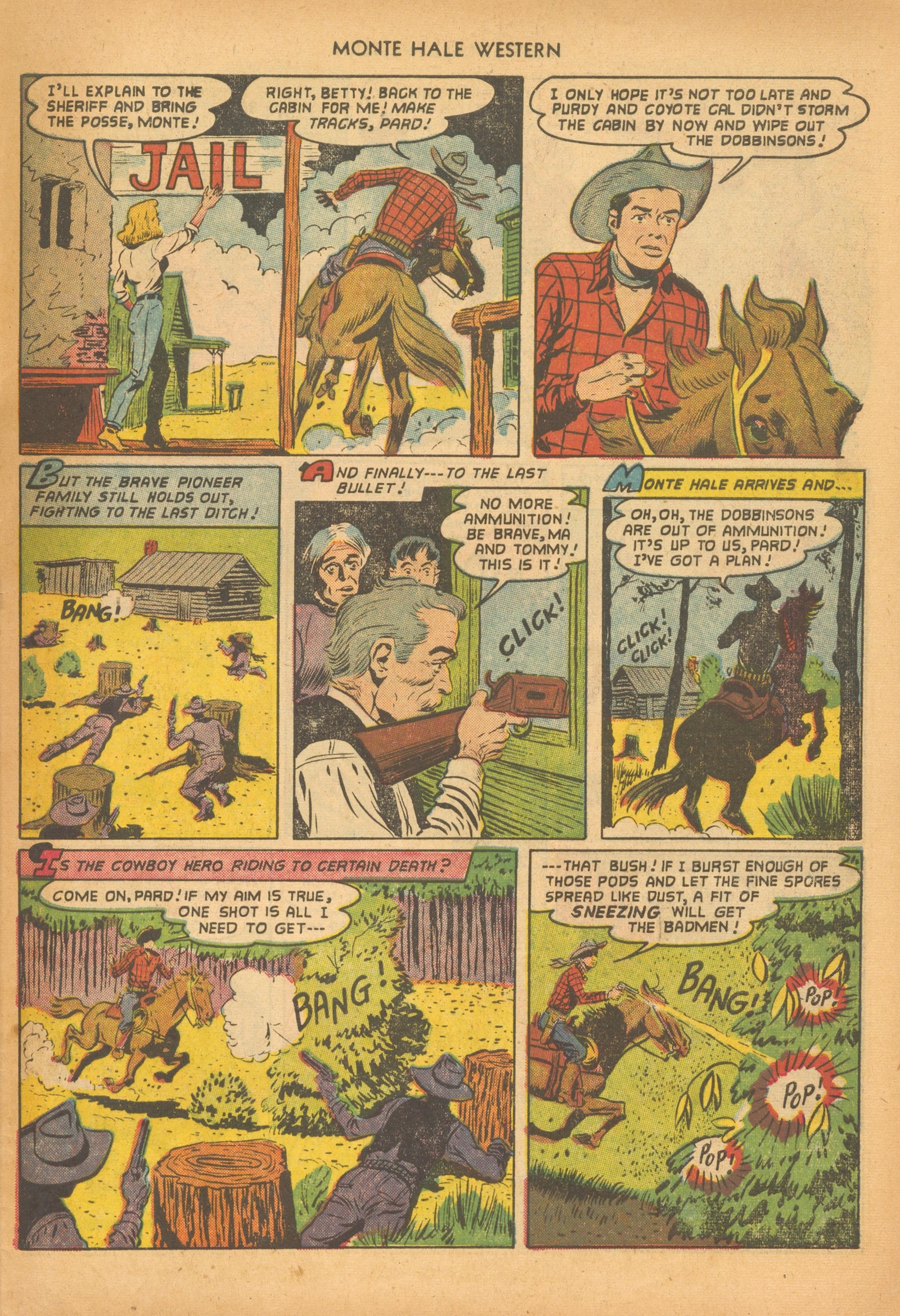Read online Monte Hale Western comic -  Issue #73 - 33