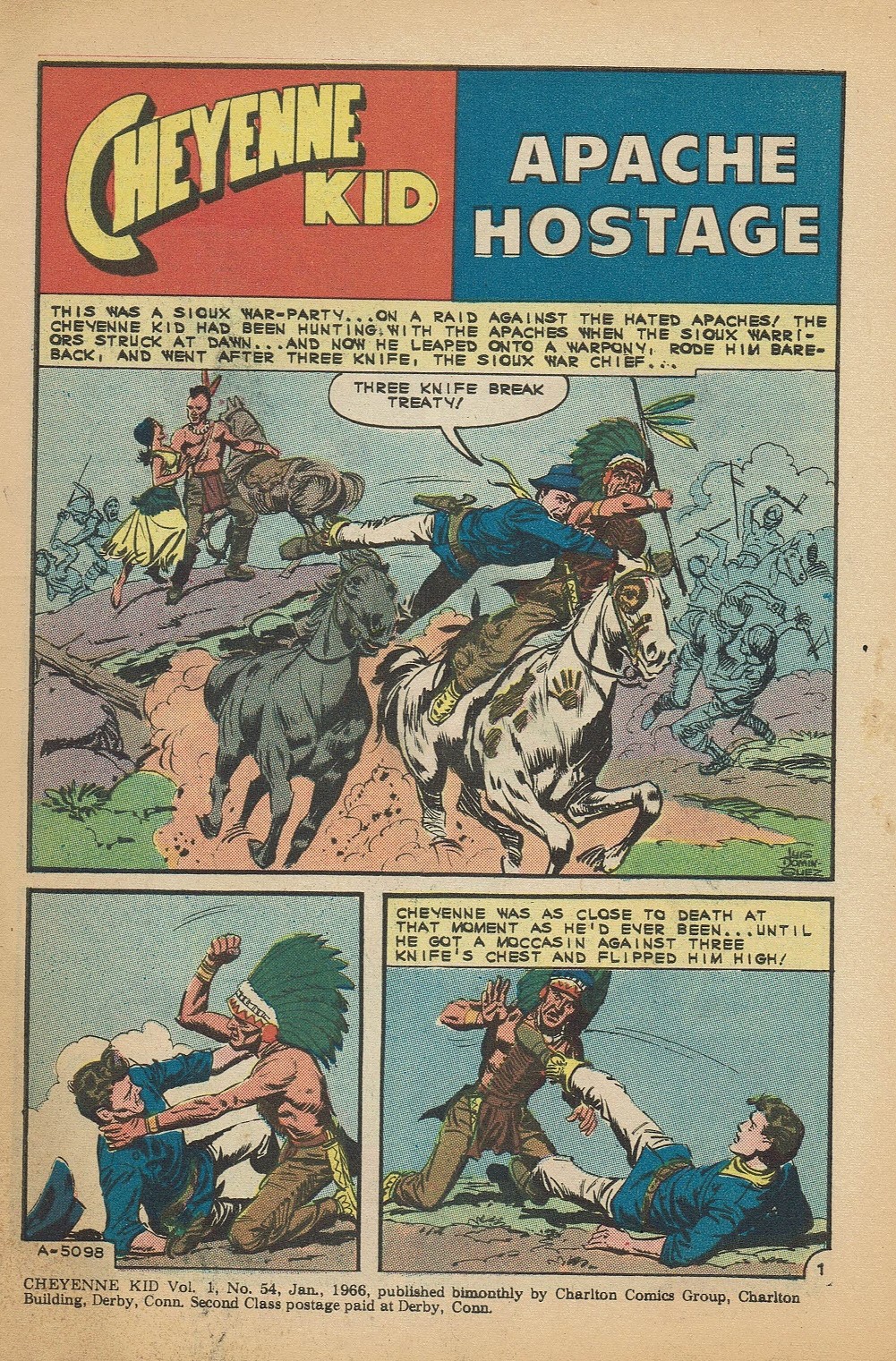 Read online Cheyenne Kid comic -  Issue #54 - 3