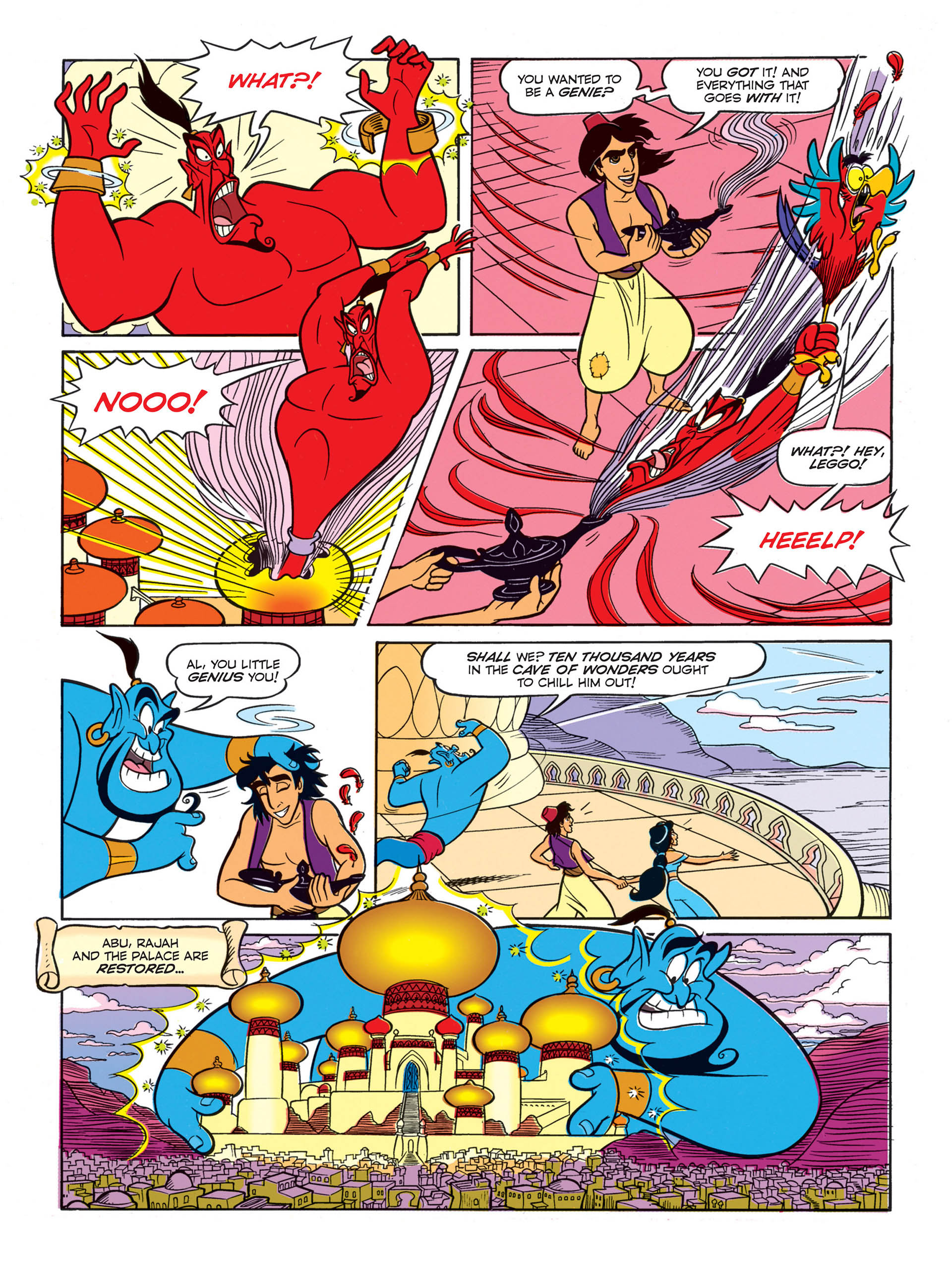 Read online Disney's Aladdin - The Official Movie Adaptation comic -  Issue # Full - 45