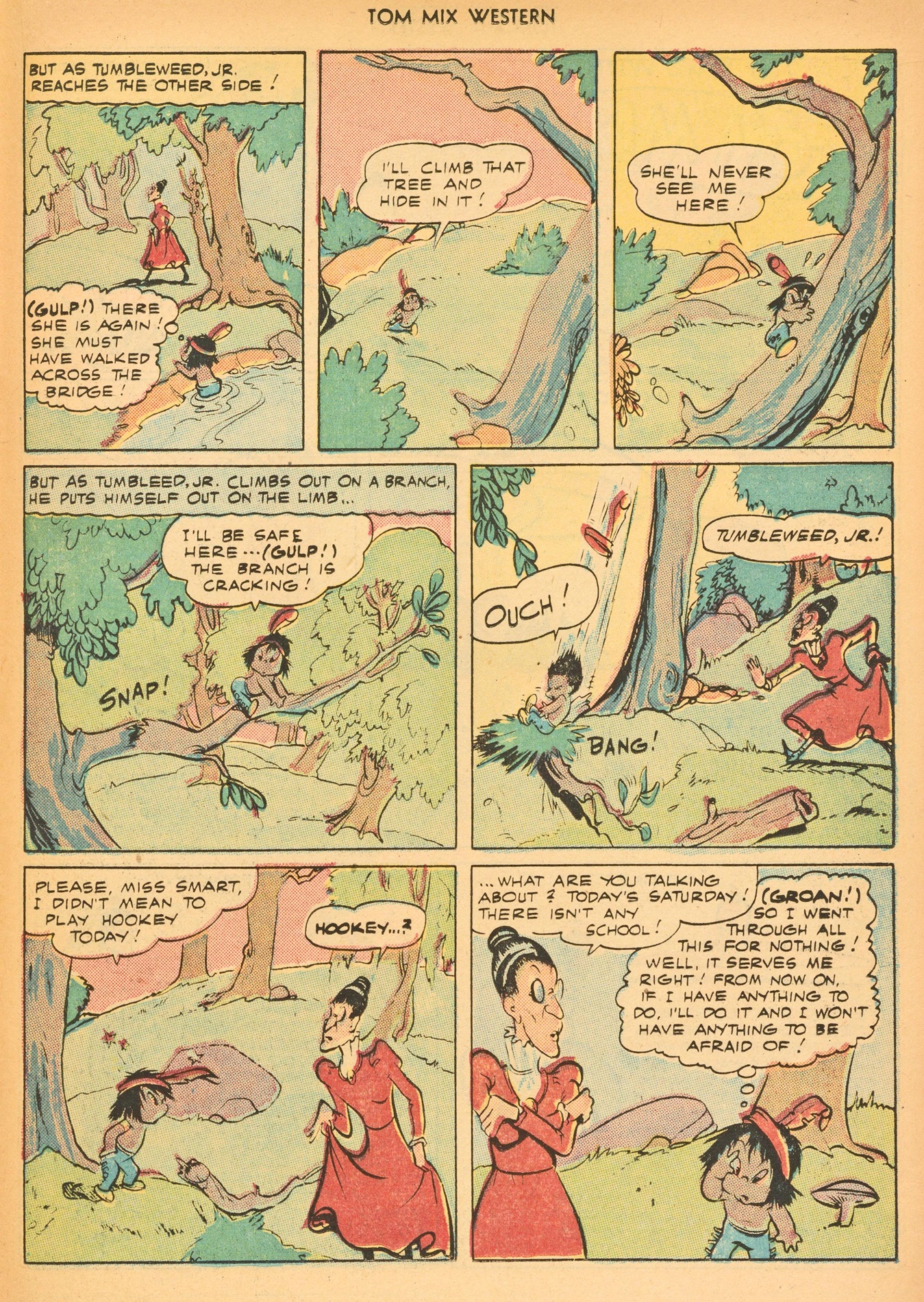 Read online Tom Mix Western (1948) comic -  Issue #3 - 39
