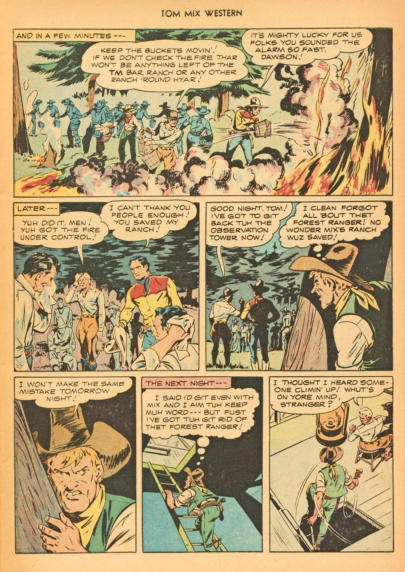 Read online Tom Mix Western (1948) comic -  Issue #3 - 7