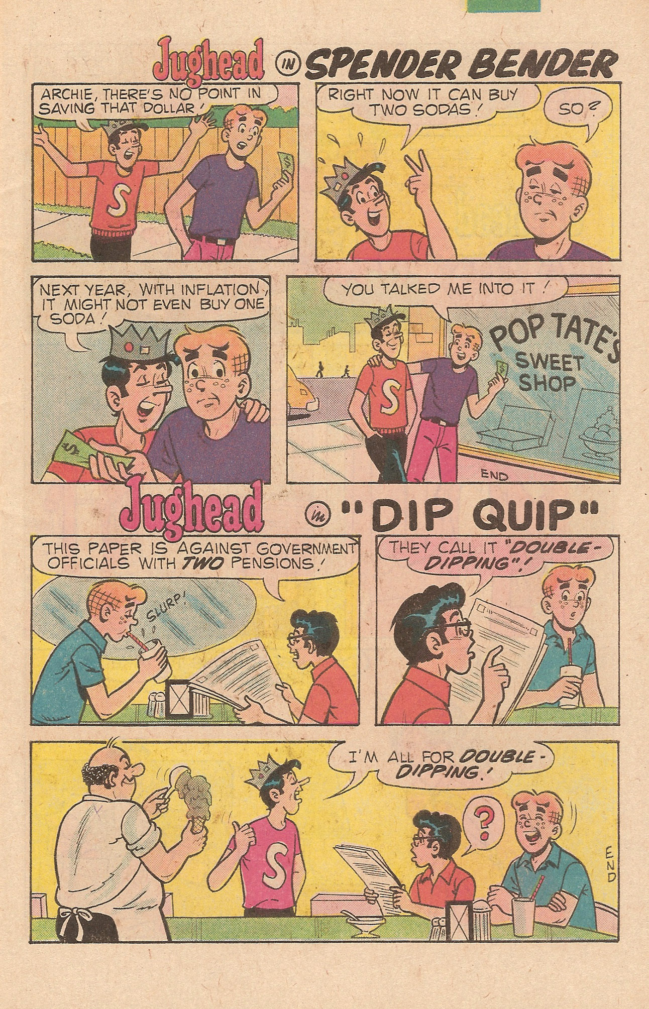 Read online Jughead's Jokes comic -  Issue #70 - 7