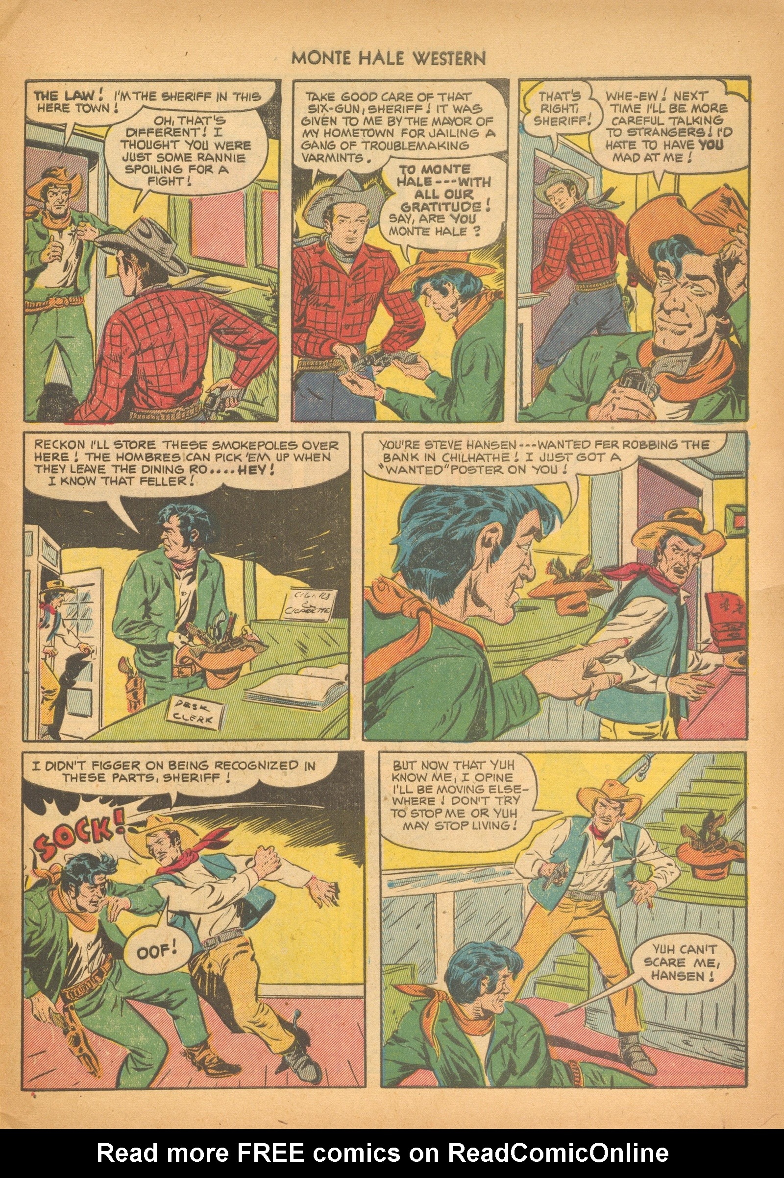 Read online Monte Hale Western comic -  Issue #75 - 29