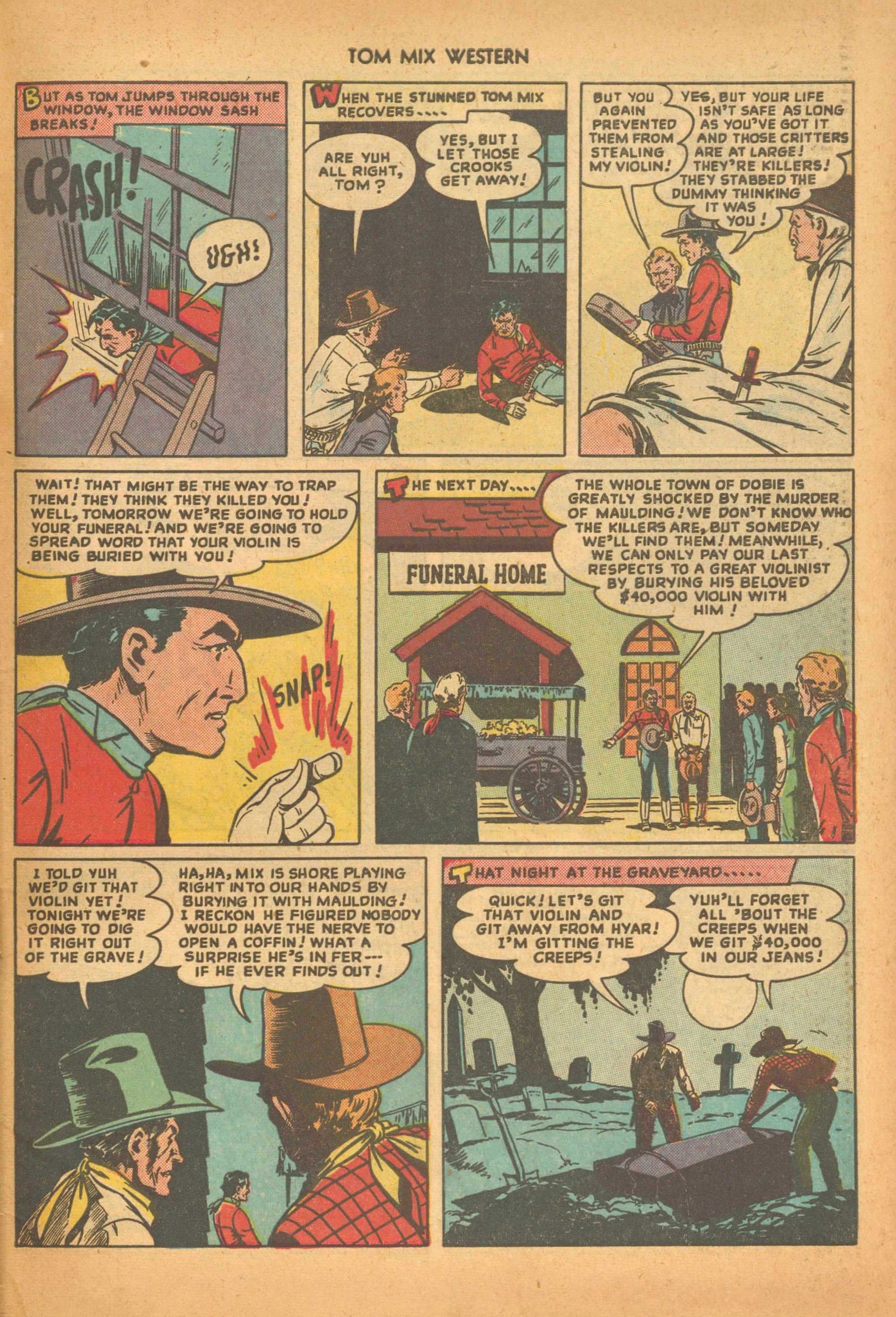 Read online Tom Mix Western (1948) comic -  Issue #19 - 47