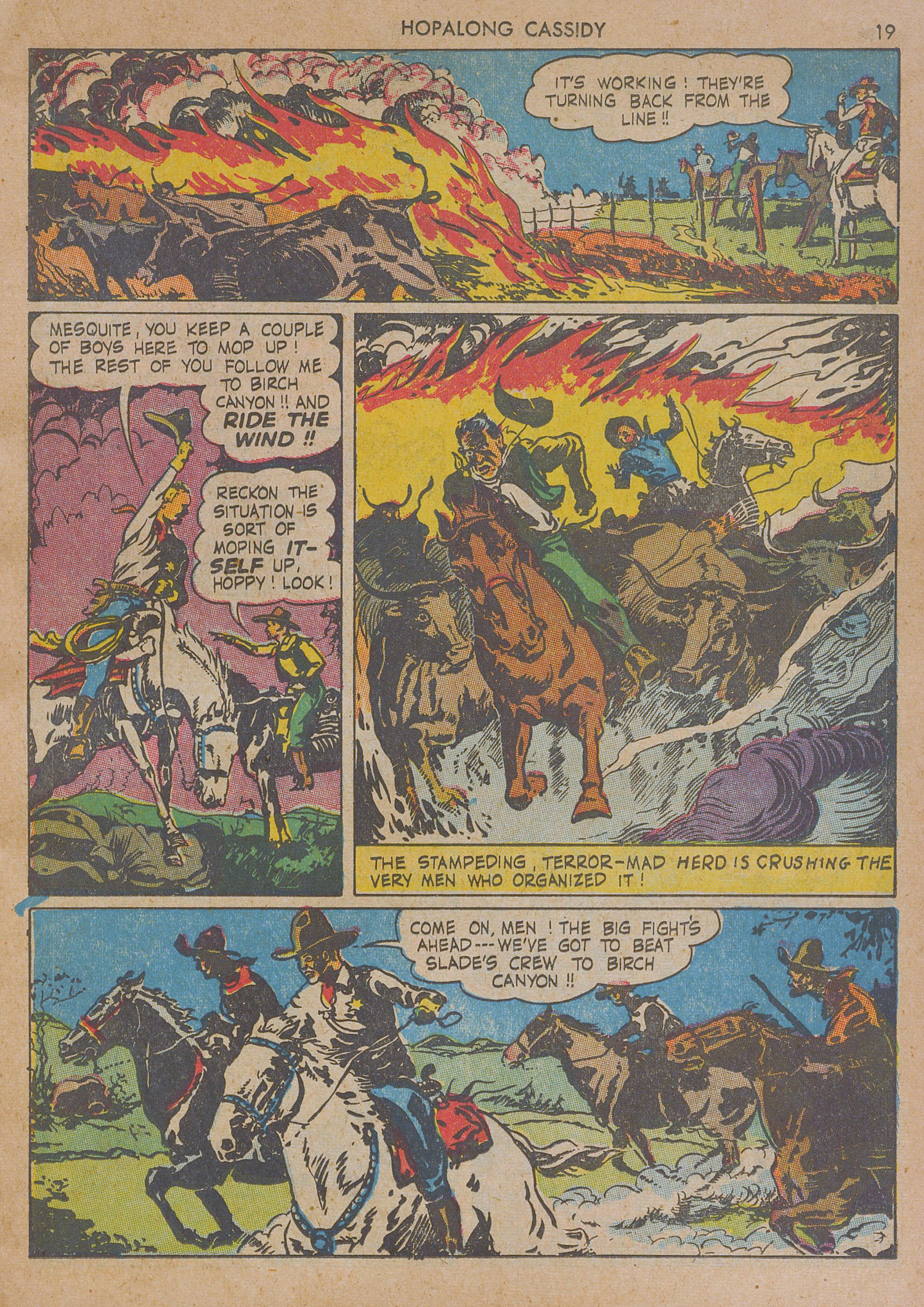 Read online Hopalong Cassidy comic -  Issue #1 - 19
