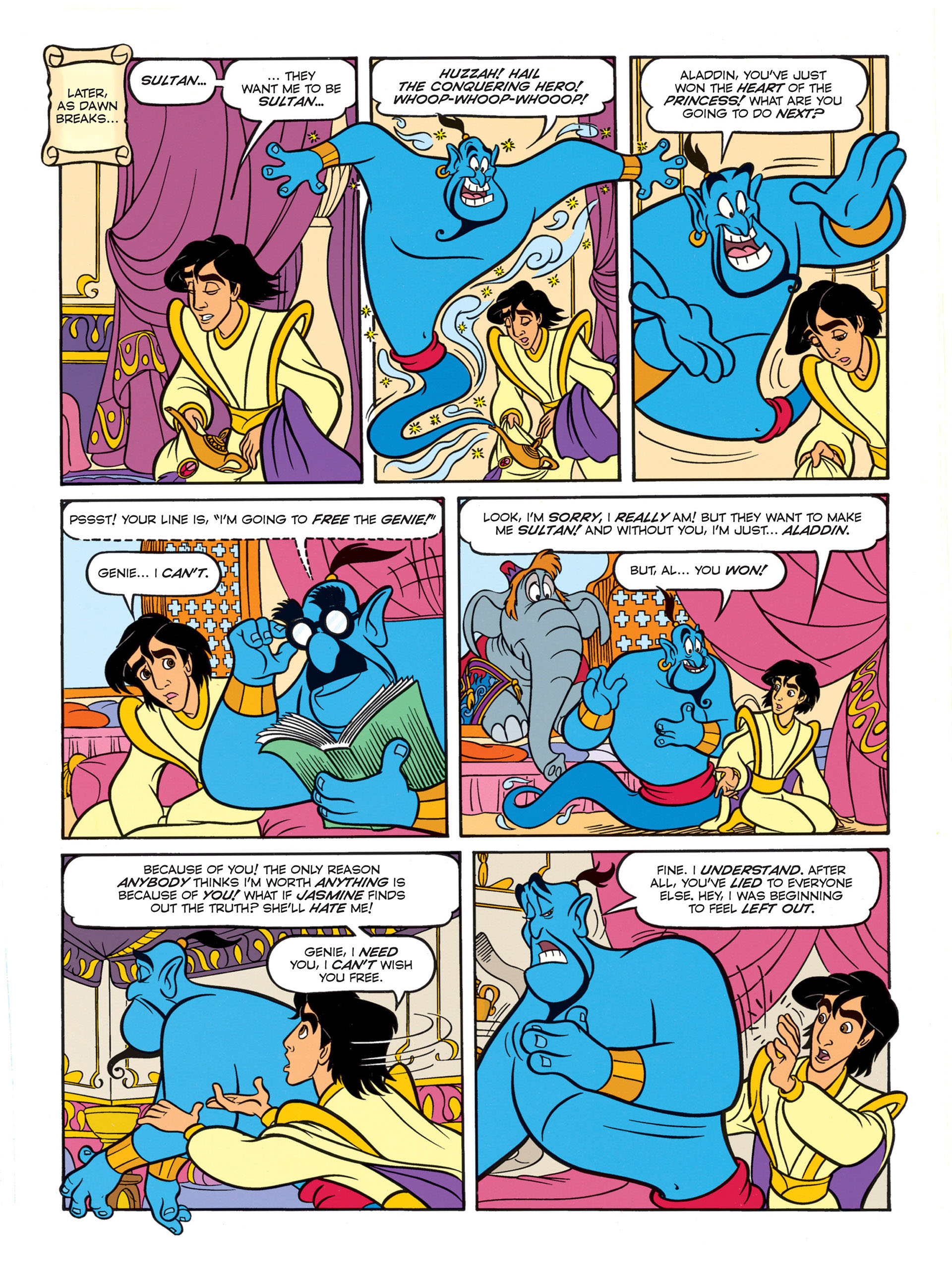 Read online Disney's Aladdin - The Official Movie Adaptation comic -  Issue # Full - 37