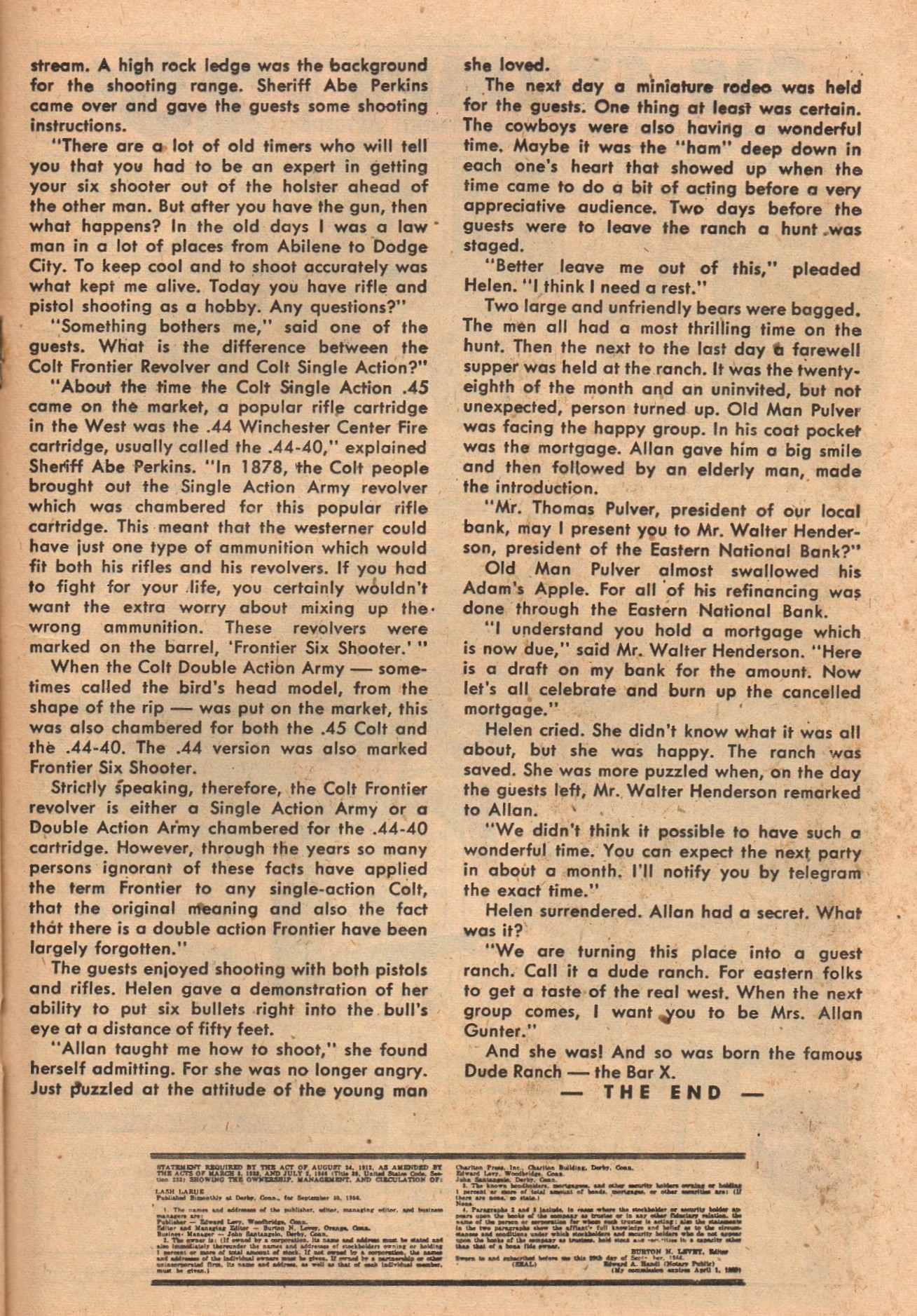 Read online Lash Larue Western (1949) comic -  Issue #64 - 21