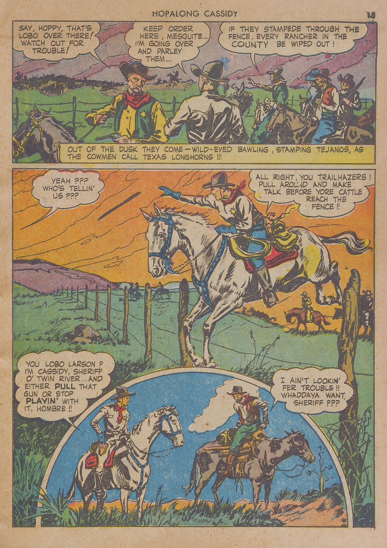Read online Hopalong Cassidy comic -  Issue #1 - 15