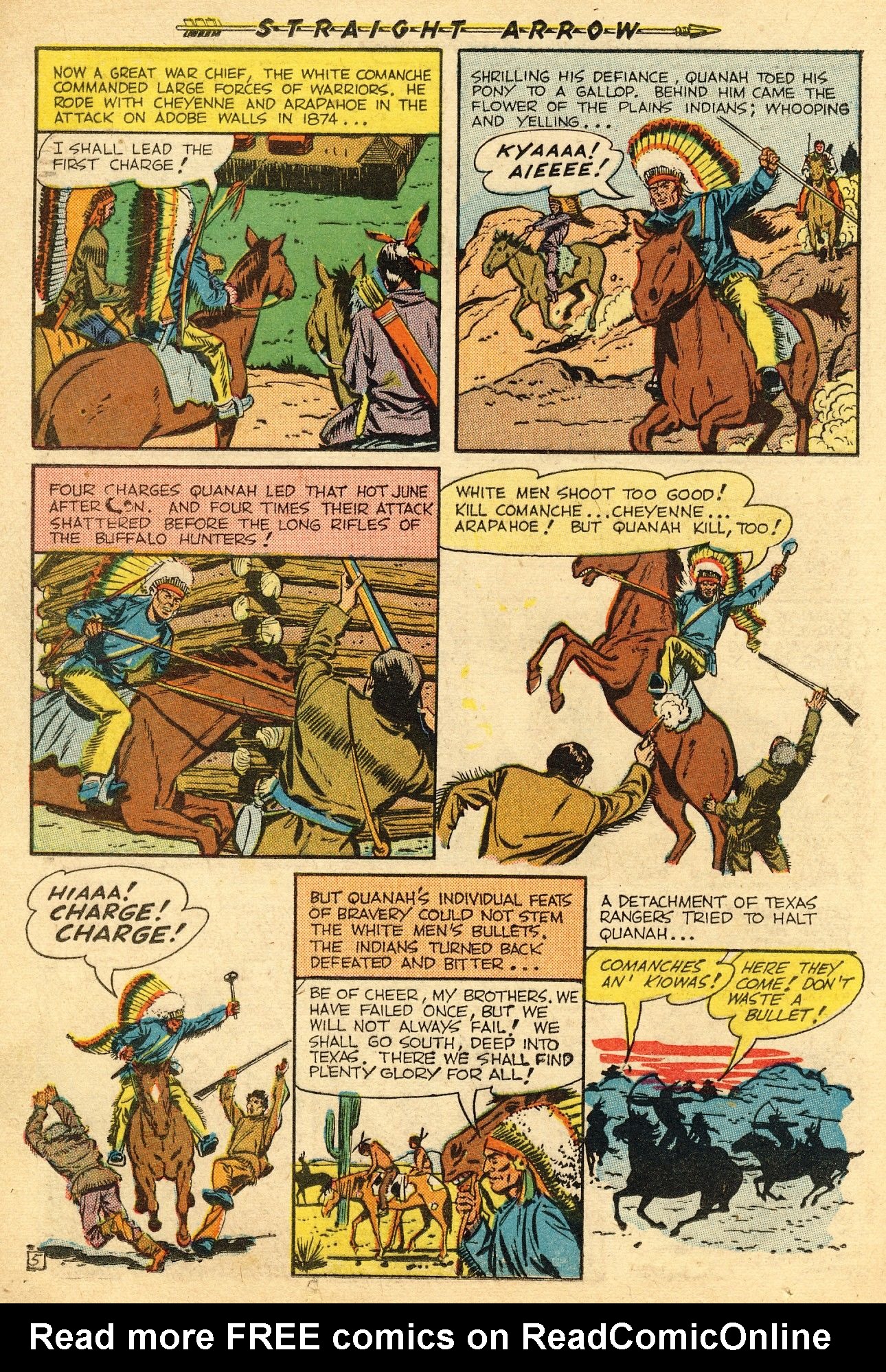 Read online Straight Arrow comic -  Issue #1 - 24