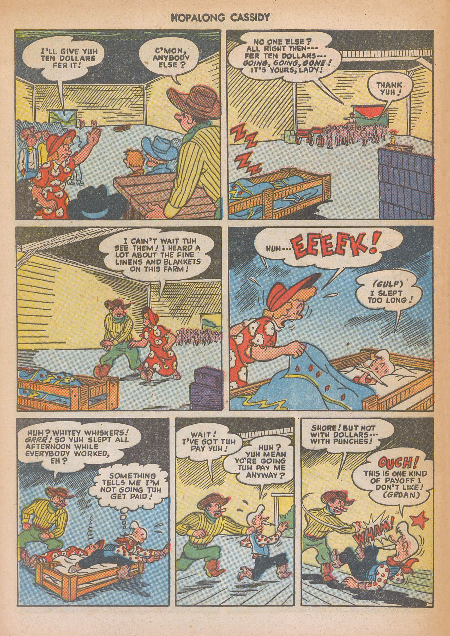 Read online Hopalong Cassidy comic -  Issue #32 - 32