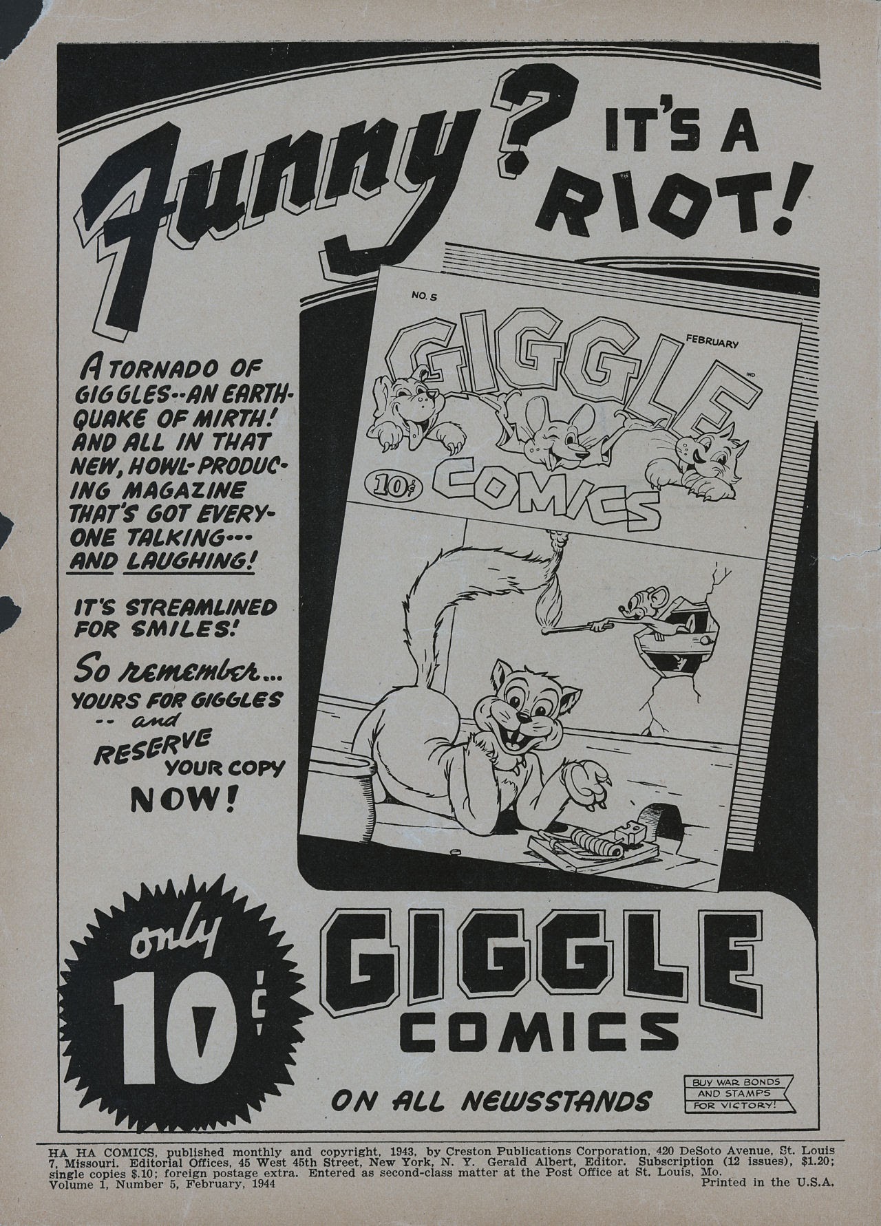 Read online Ha Ha Comics comic -  Issue #5 - 2