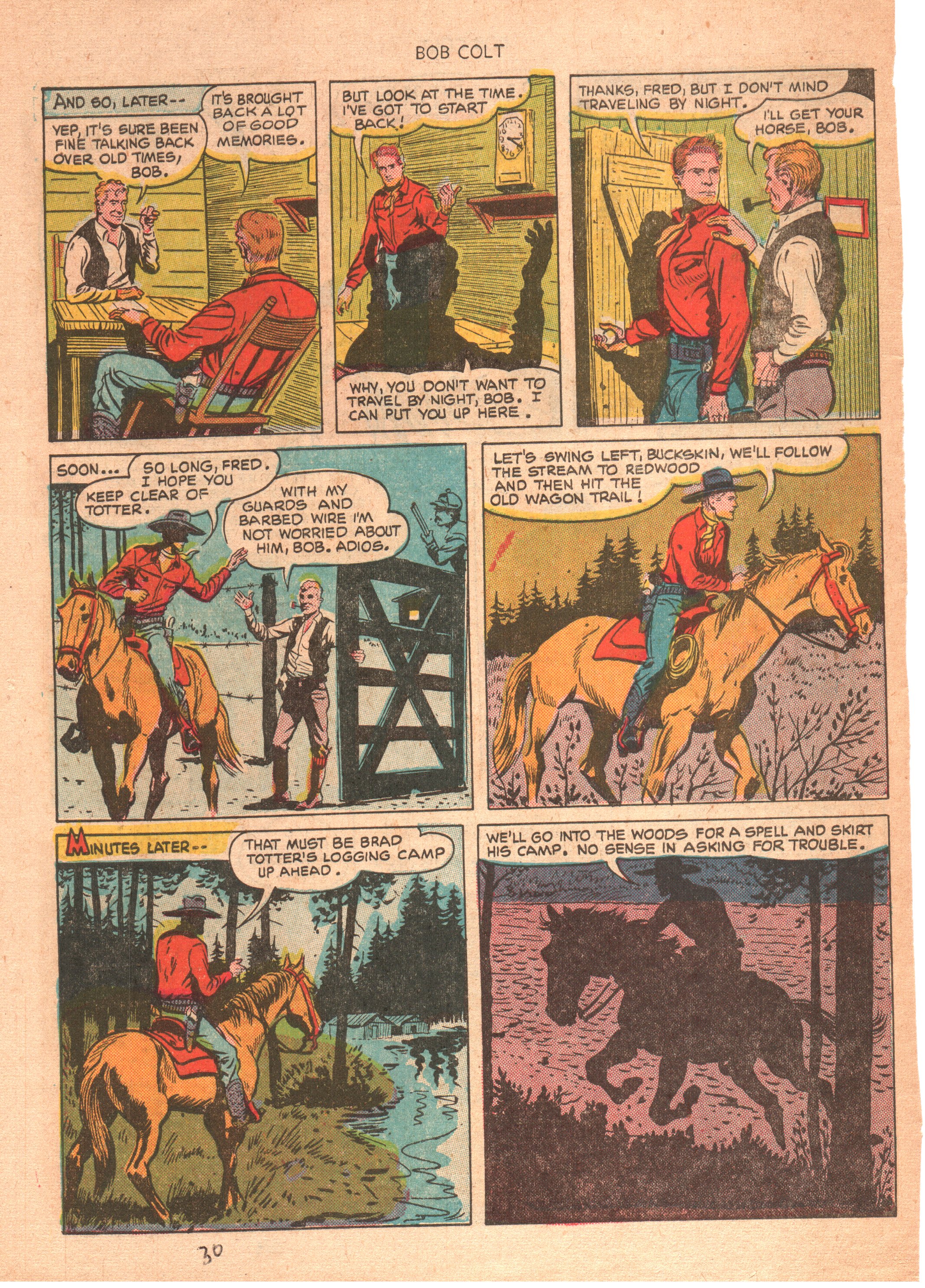 Read online Bob Colt Western comic -  Issue #4 - 30