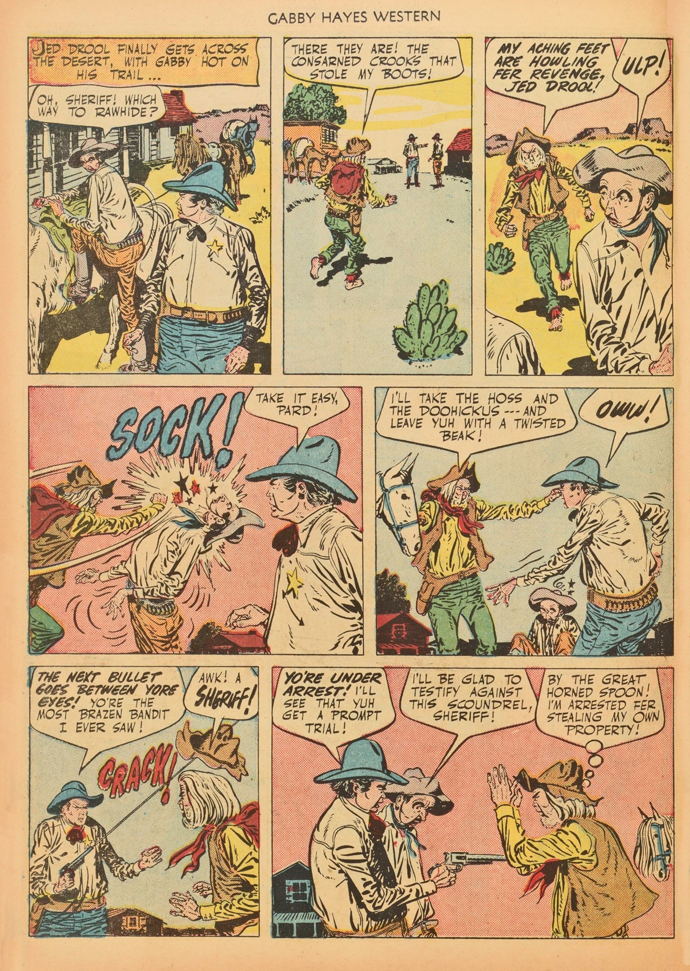 Read online Gabby Hayes Western comic -  Issue #25 - 30