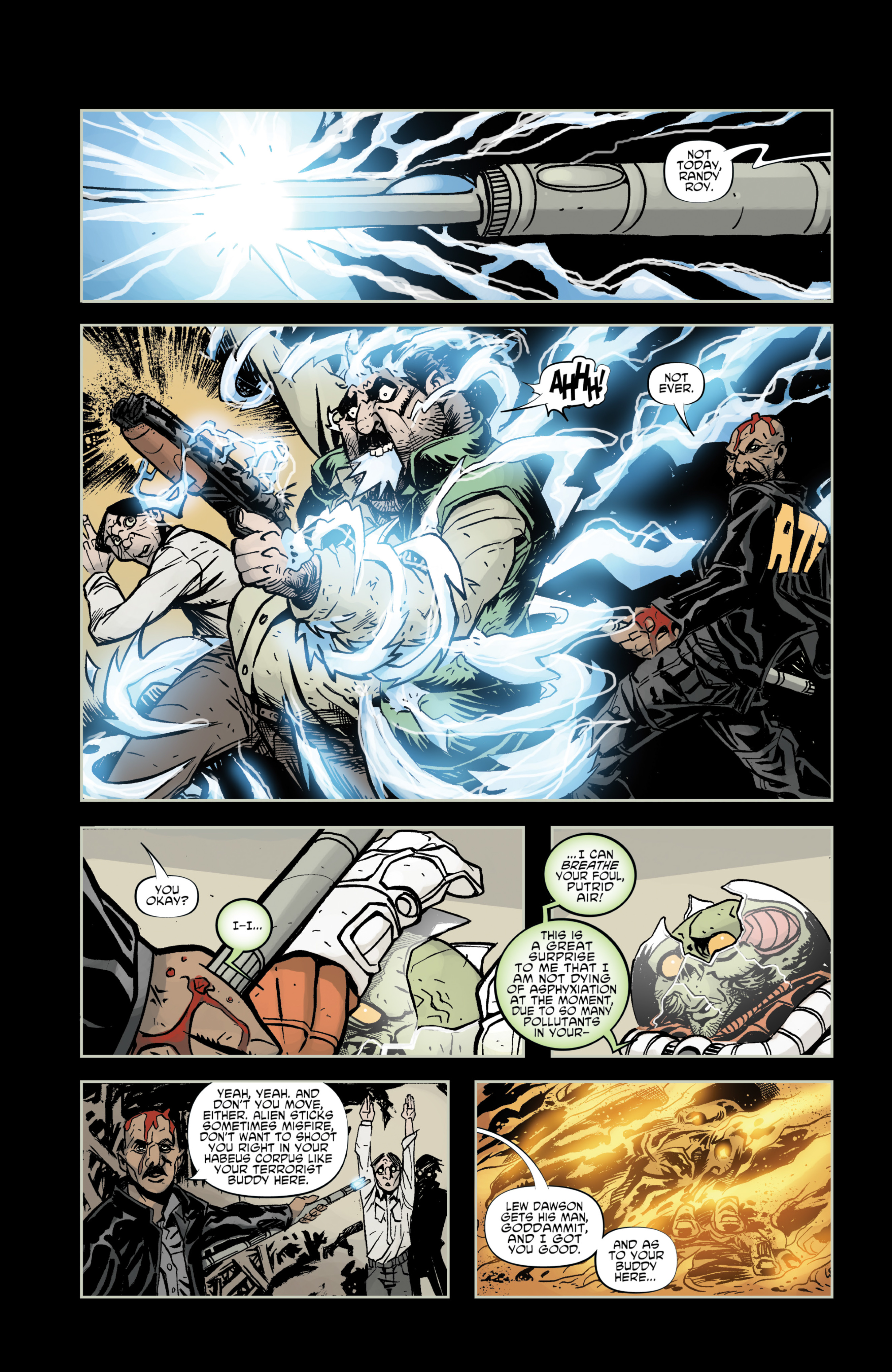 Read online The Colonized: Zombies vs. Aliens comic -  Issue # TPB - 76