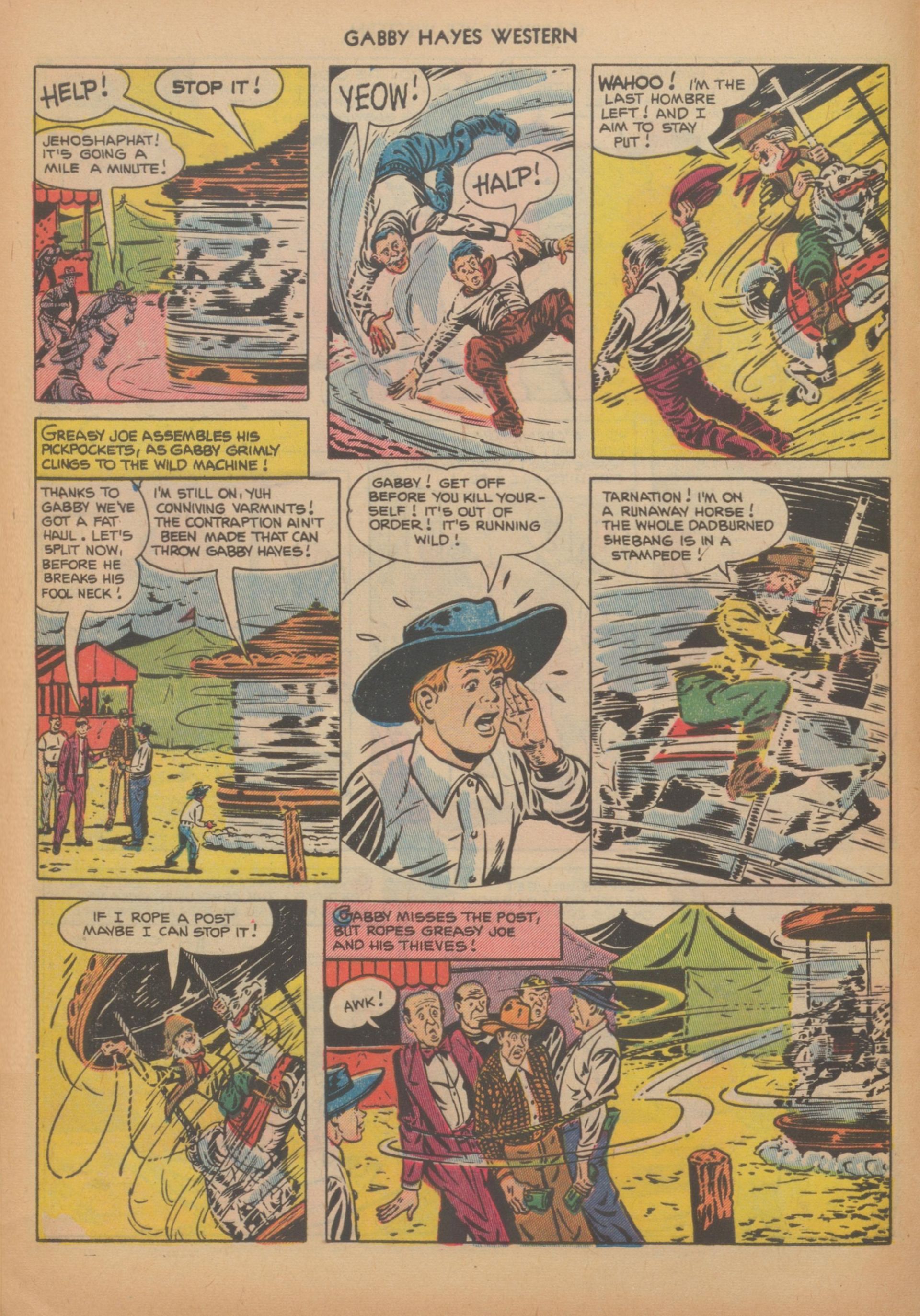 Read online Gabby Hayes Western comic -  Issue #41 - 8