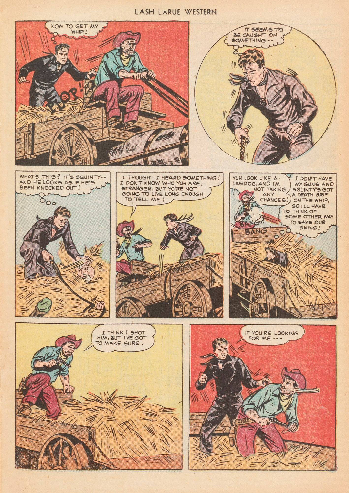 Read online Lash Larue Western (1949) comic -  Issue #10 - 25
