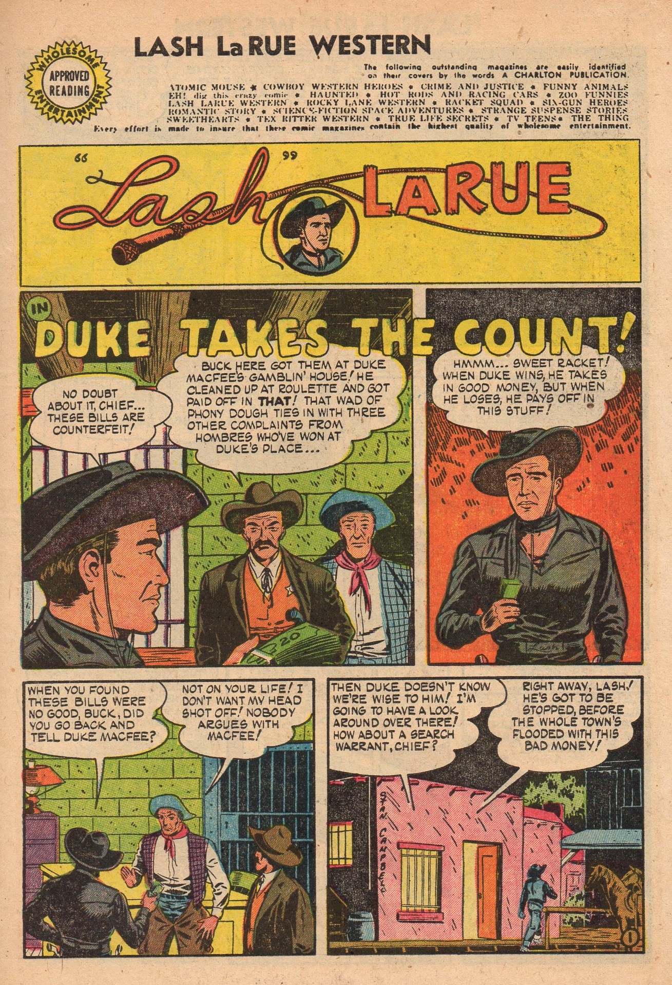Read online Lash Larue Western (1949) comic -  Issue #49 - 3
