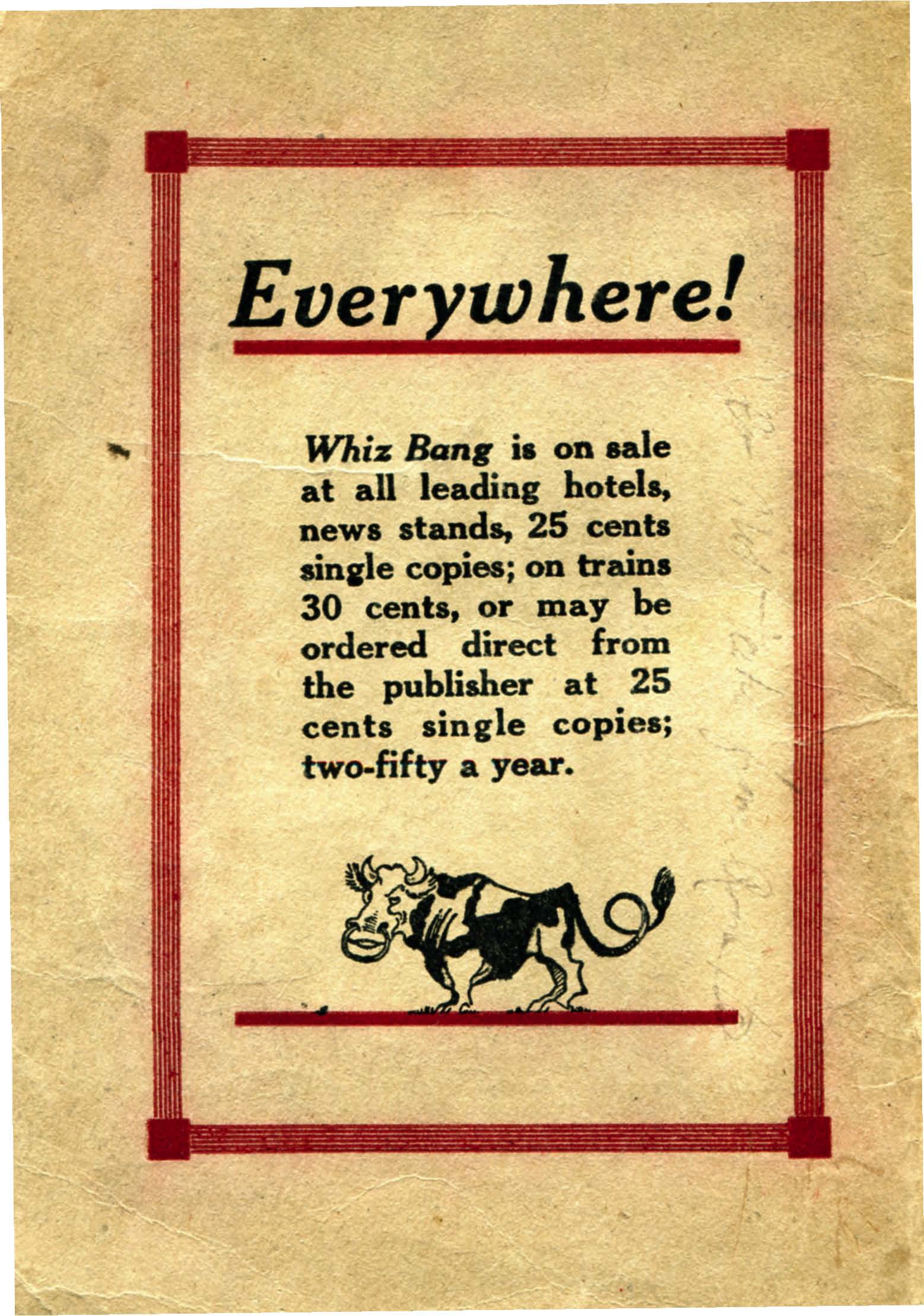 Read online Captain Billy's Whiz Bang comic -  Issue #19 - 68