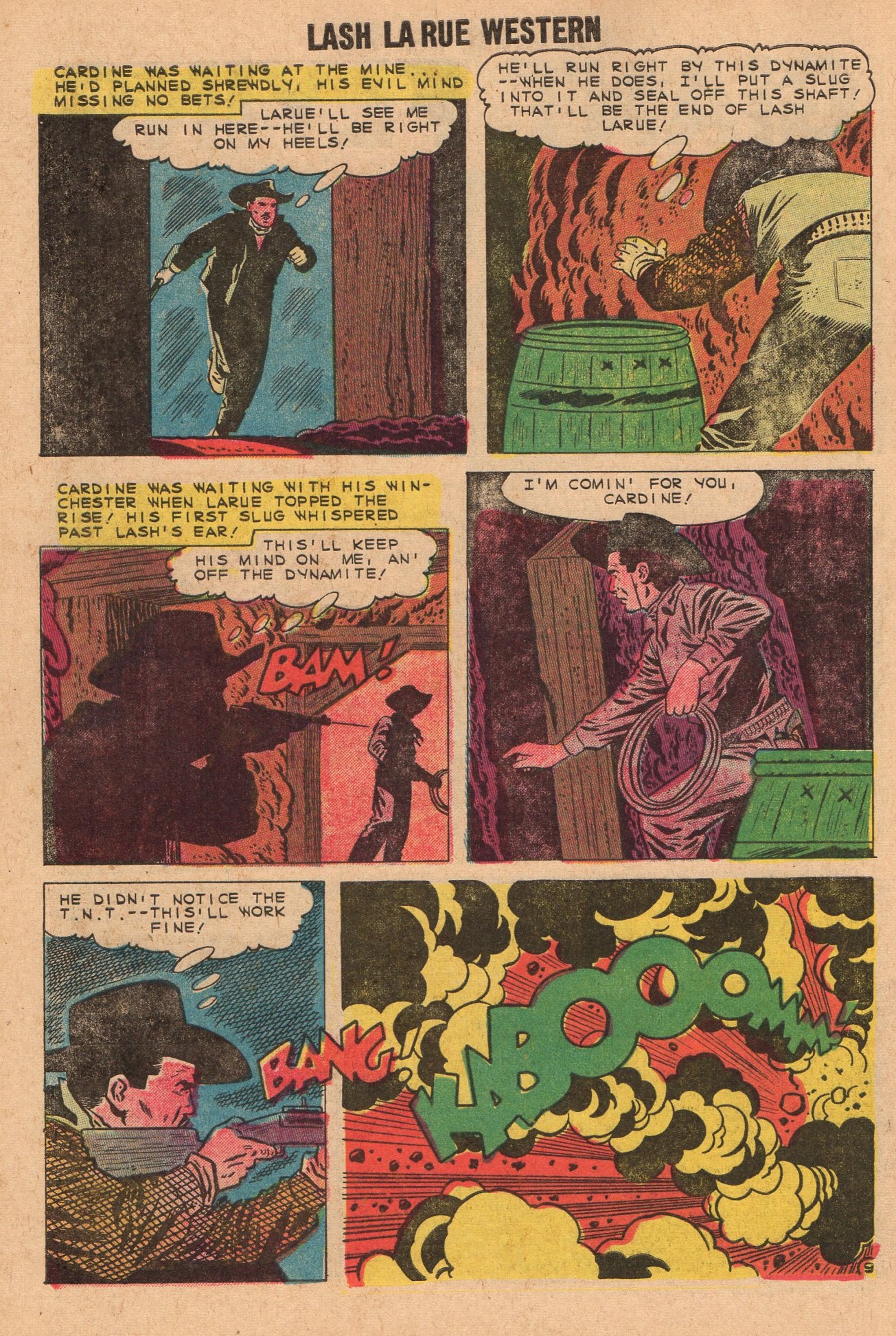Read online Lash Larue Western (1949) comic -  Issue #74 - 32
