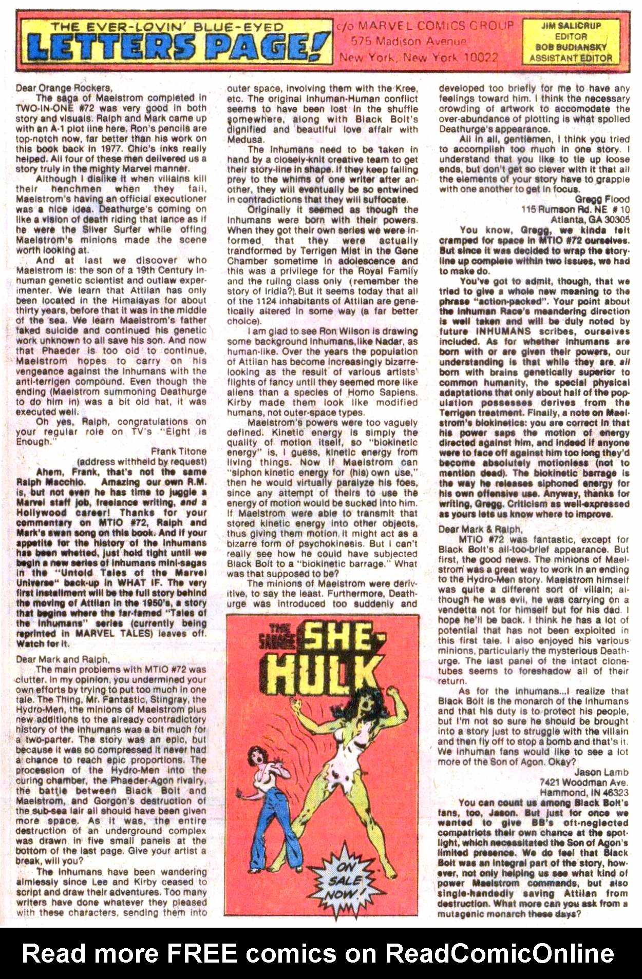 Read online Marvel Two-In-One comic -  Issue #75 - 49