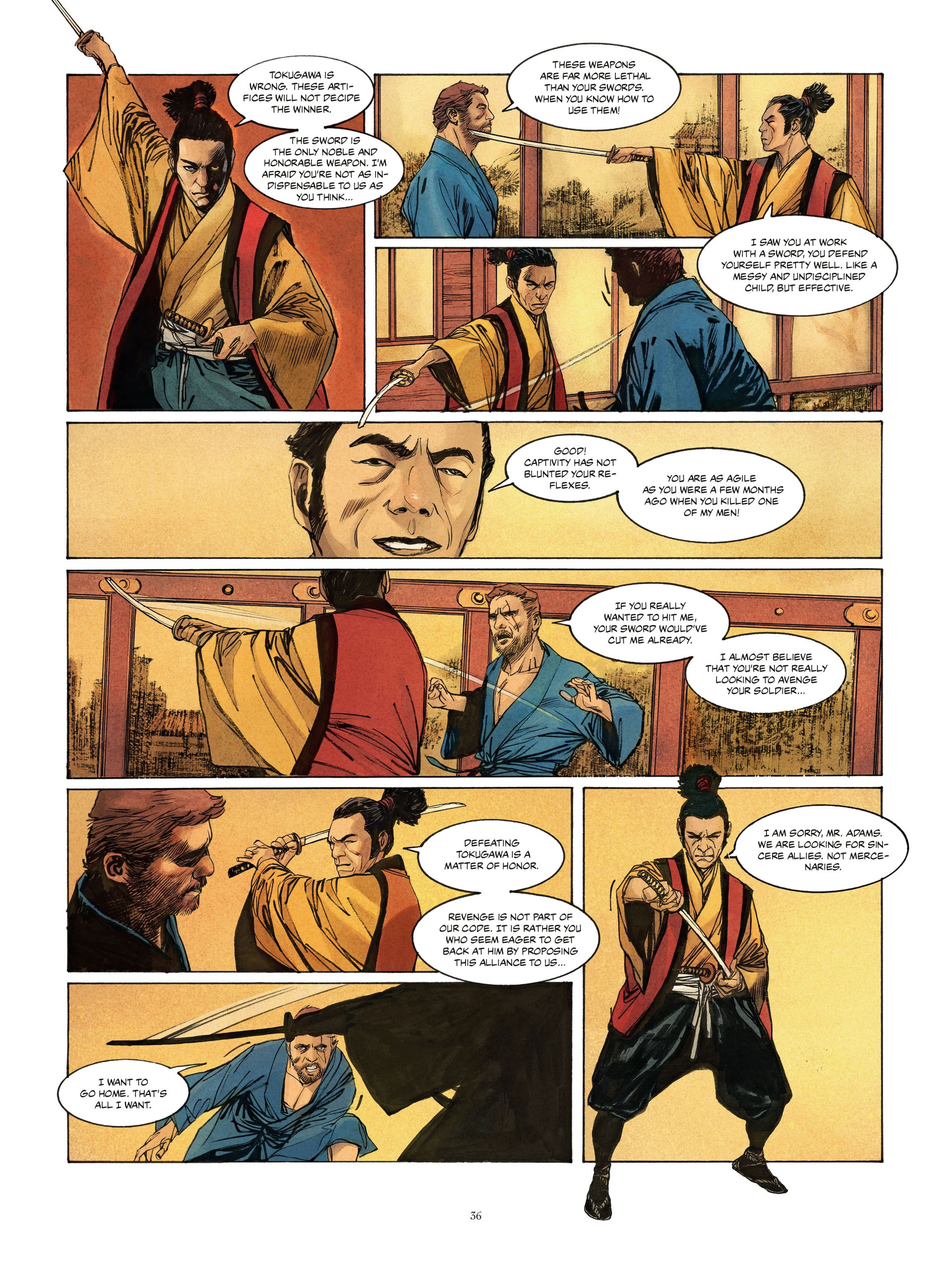Read online William Adams, Samuraj comic -  Issue #1 - 36